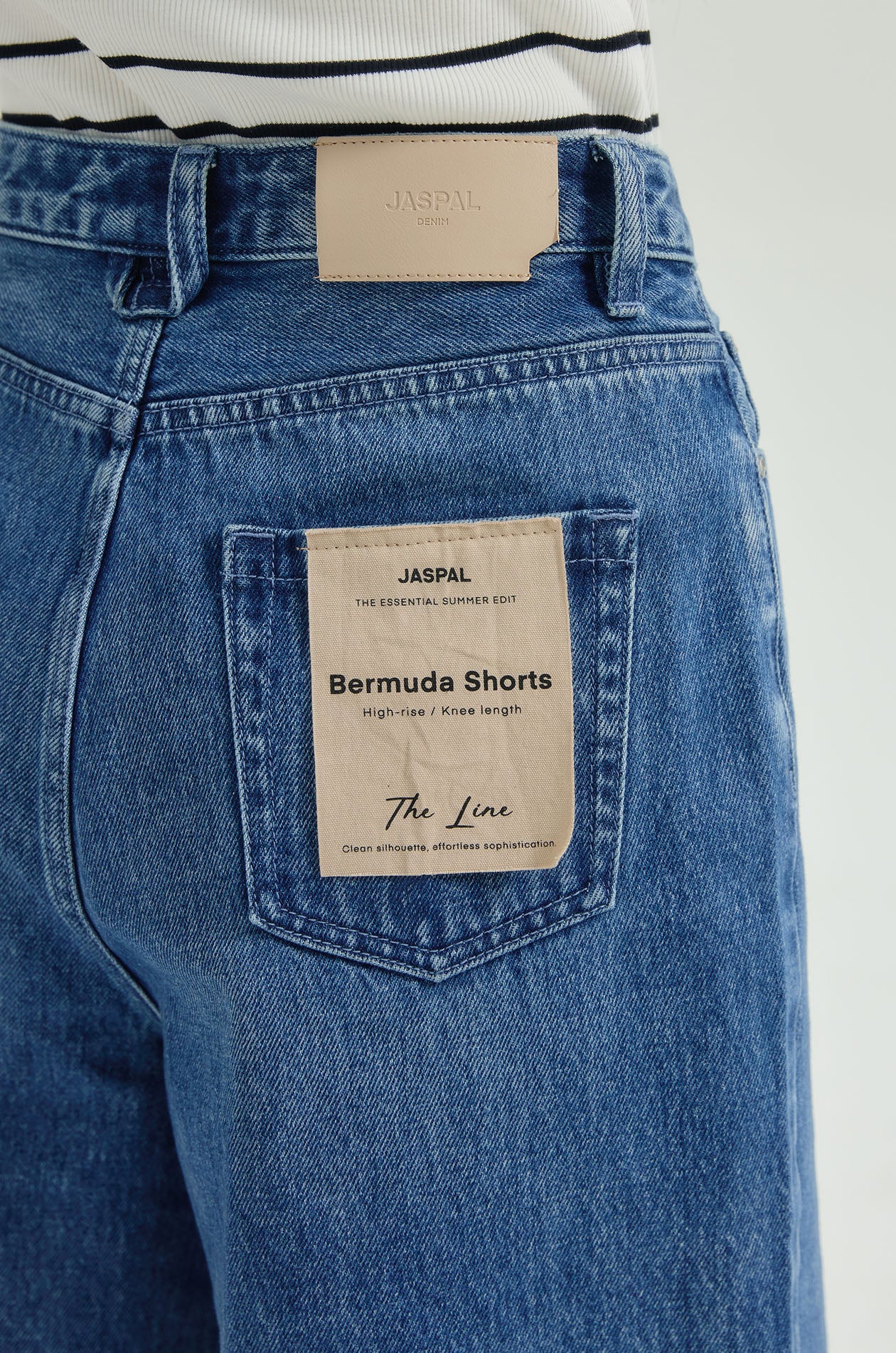 THE LINE Denim Bermuda - Image 4