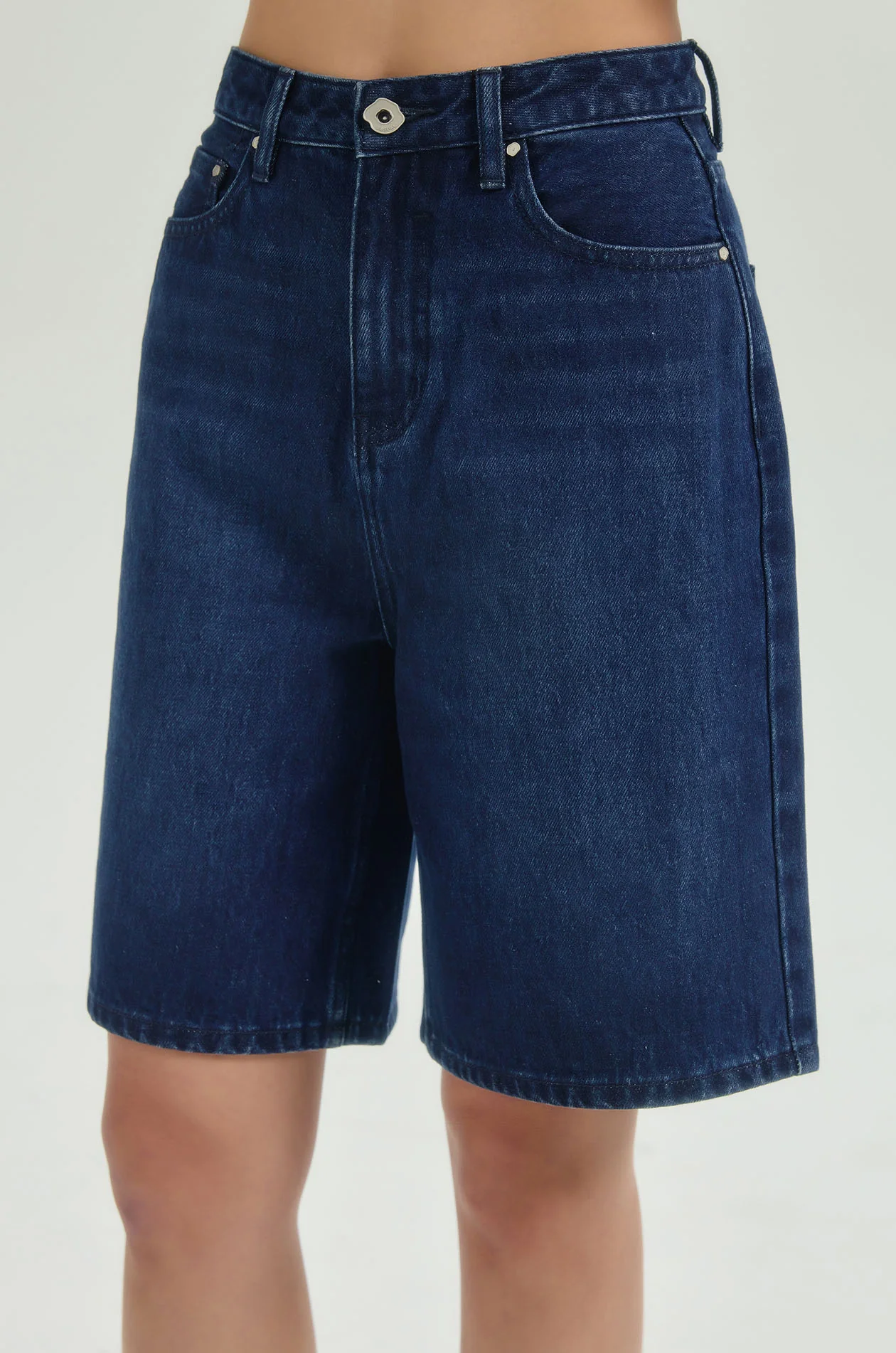 THE LINE Denim Bermuda - Image 8