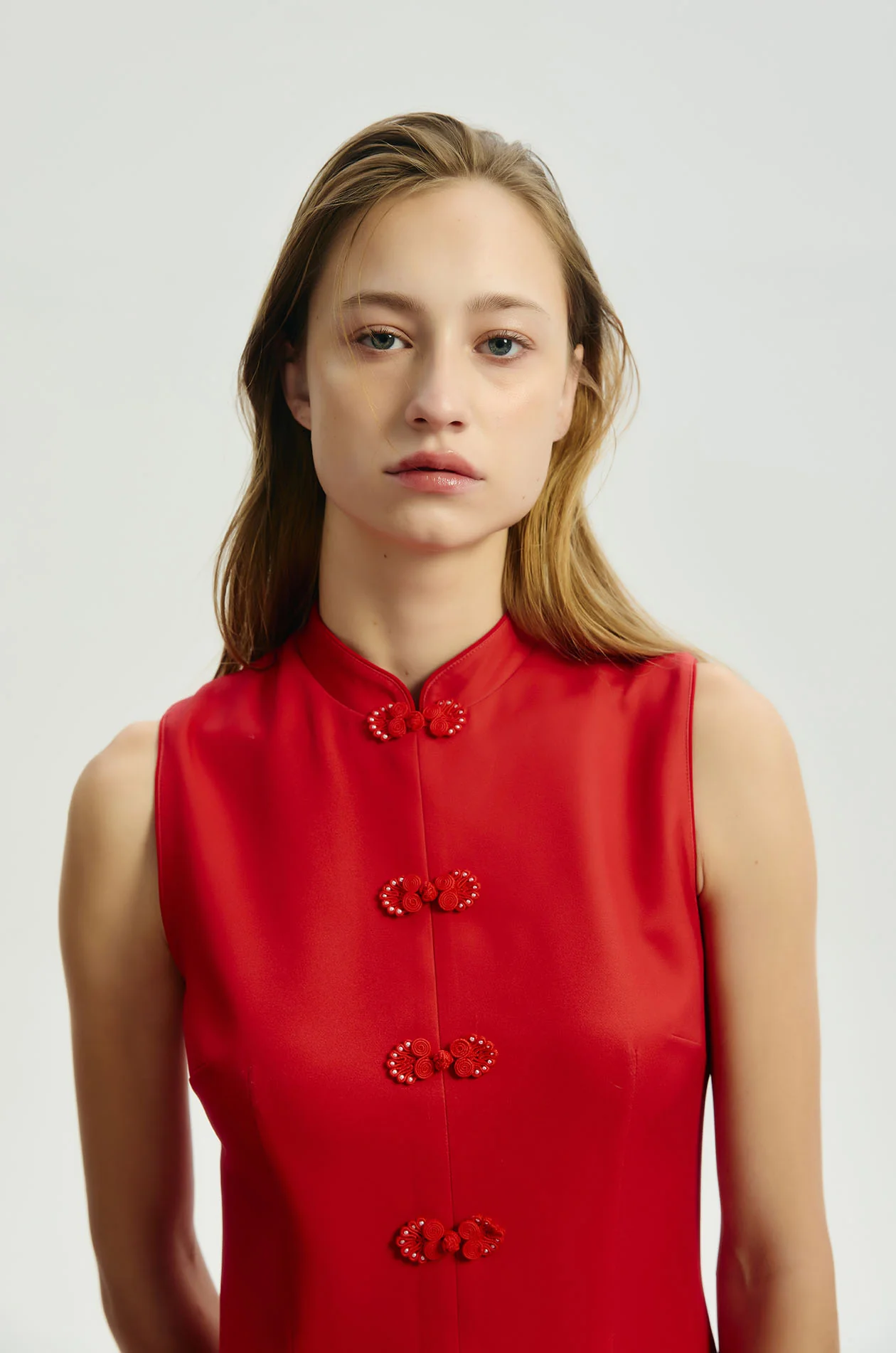 Horse Printed Midi Qipao - Image 3