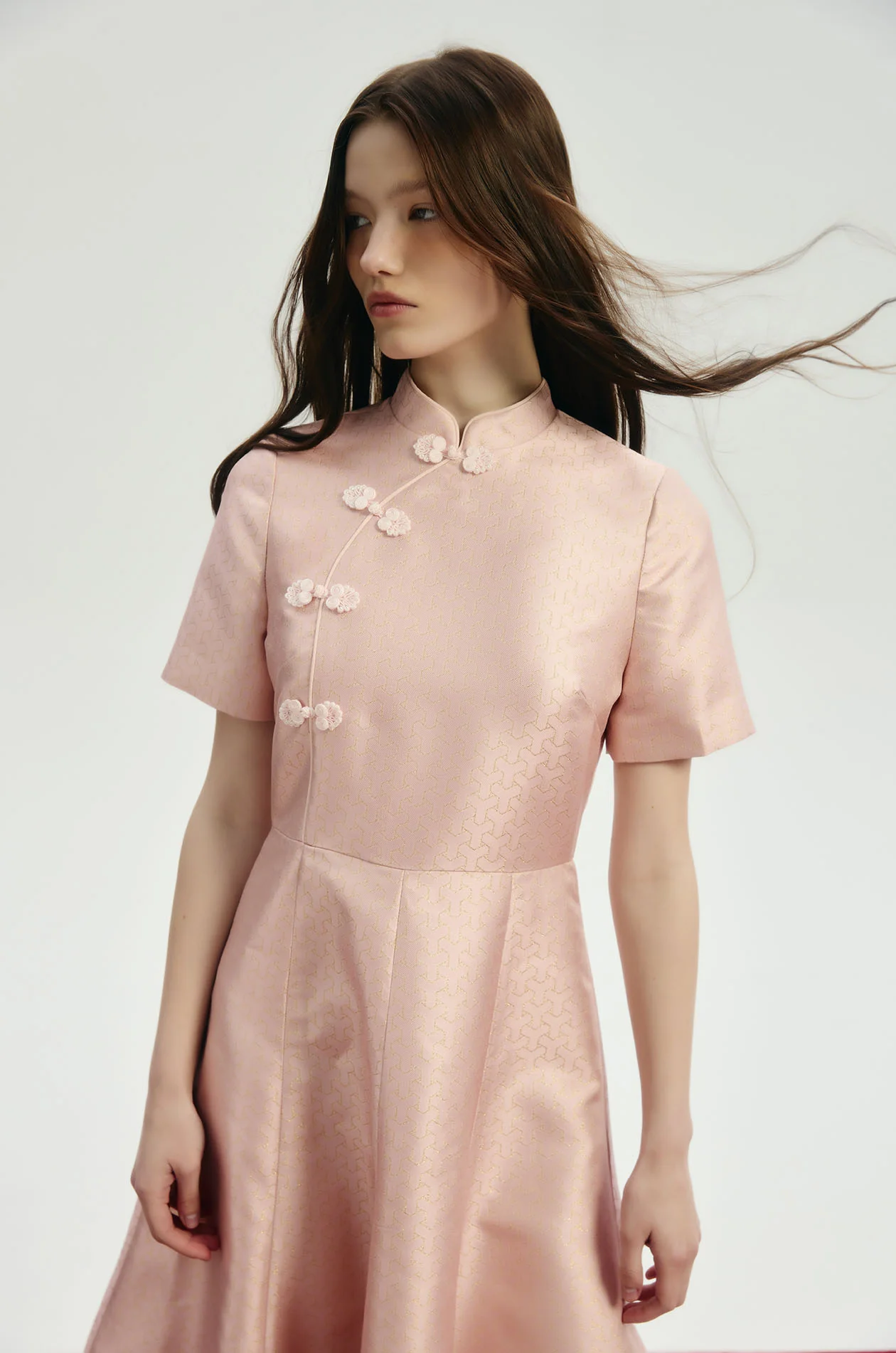 Tessellation Jacquard Midi Dress - Image 2