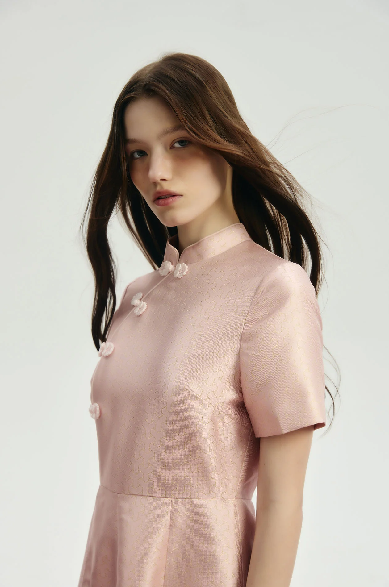 Tessellation Jacquard Midi Dress - Image 3