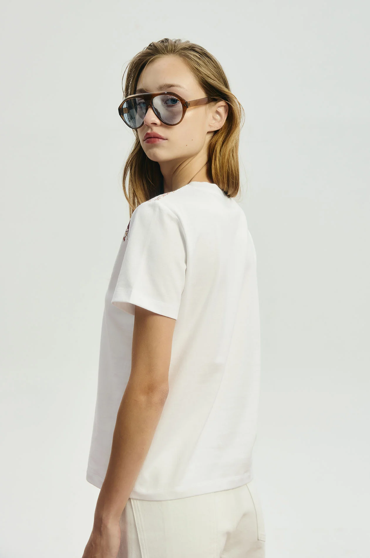 Motif Printed Logo T-Shirt - Image 9