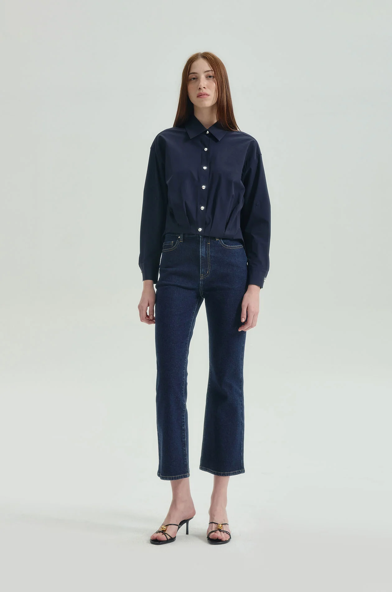 THE MOTION Cropped Flare Jeans