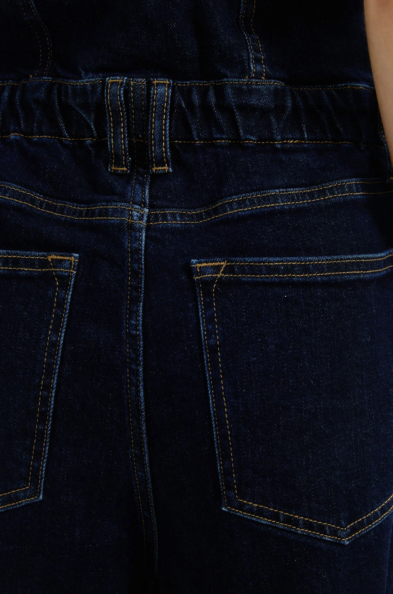 Halter Neck Denim Jumpsuit - Image 6