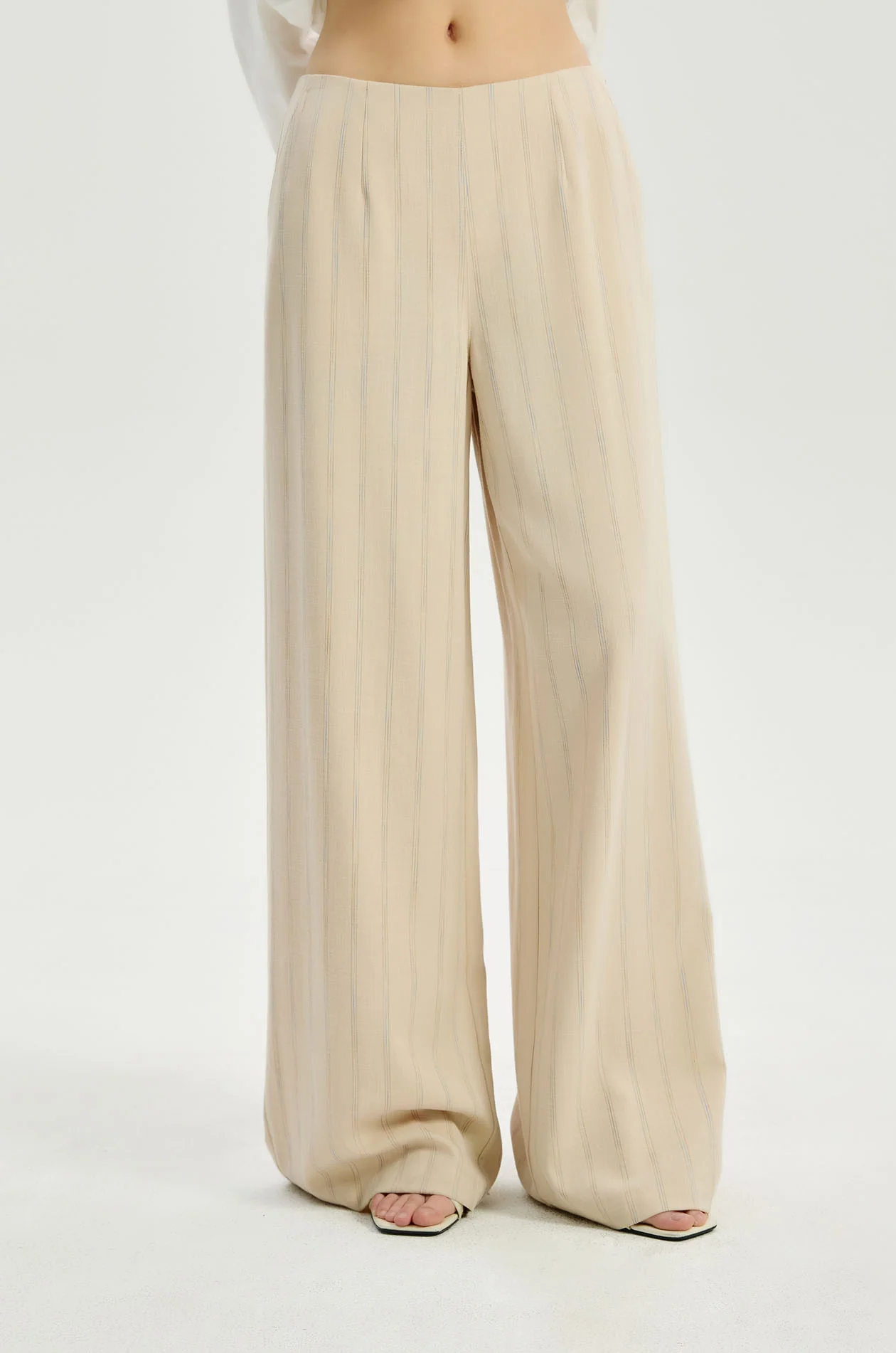 Waistbandless Striped Pants - Image 2