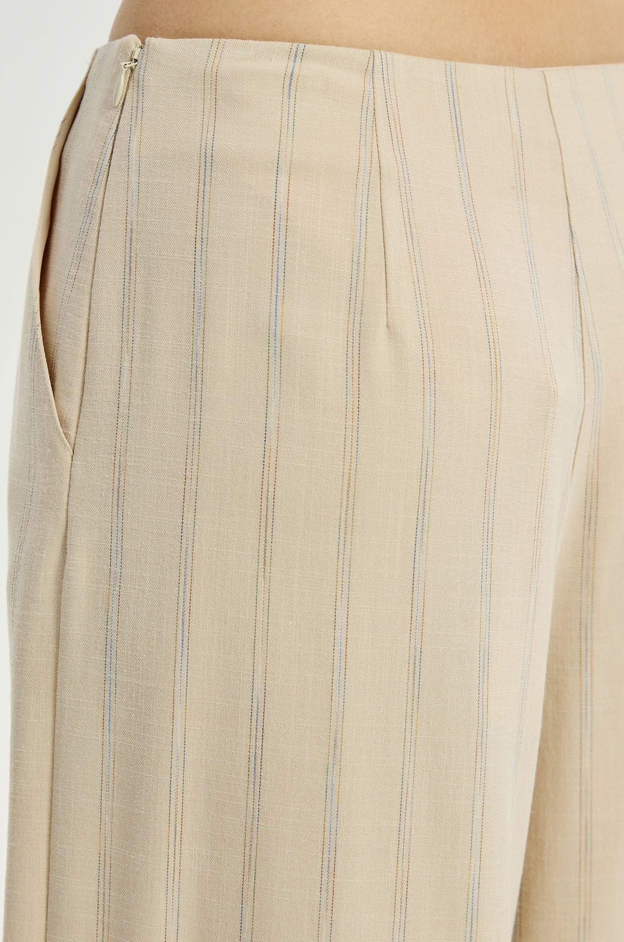 Waistbandless Striped Pants - Image 4