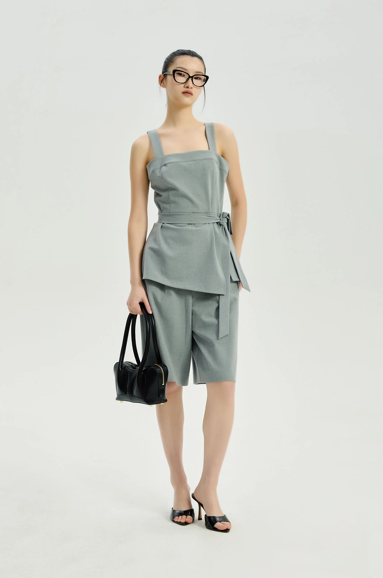 Asymmetric Suiting Top