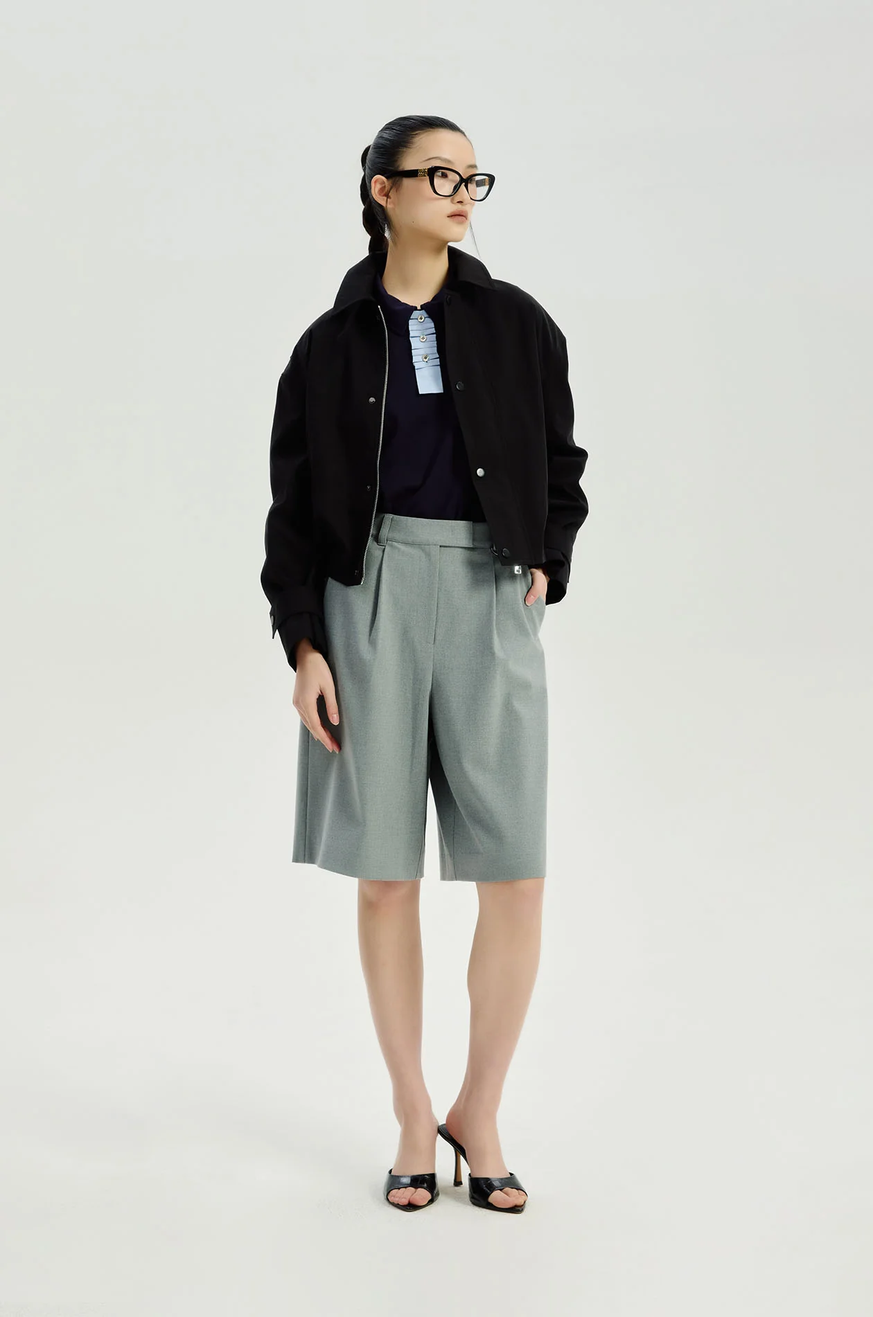 Tailored Suiting Bermuda Shorts