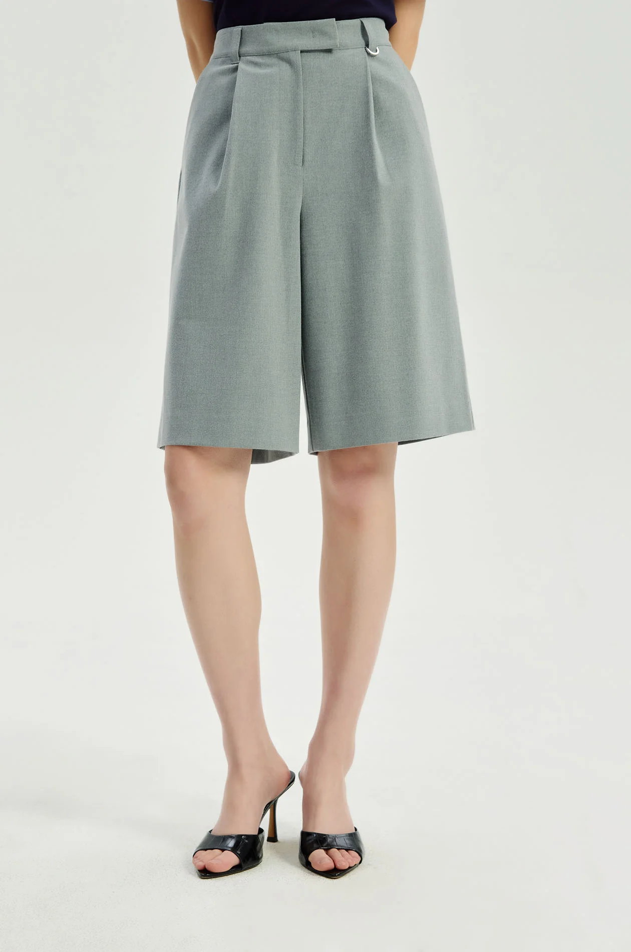 Tailored Suiting Bermuda Shorts - Image 2