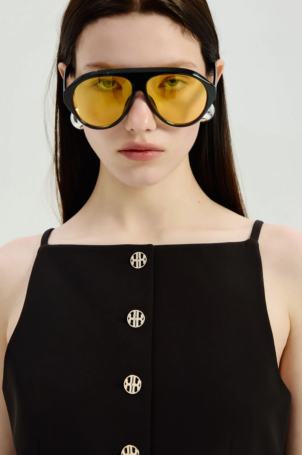 Straight‑Neck Longline Vest - Image 3
