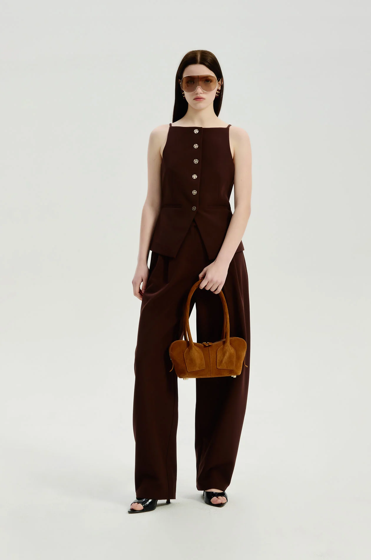 Straight‑Neck Longline Vest - Image 5