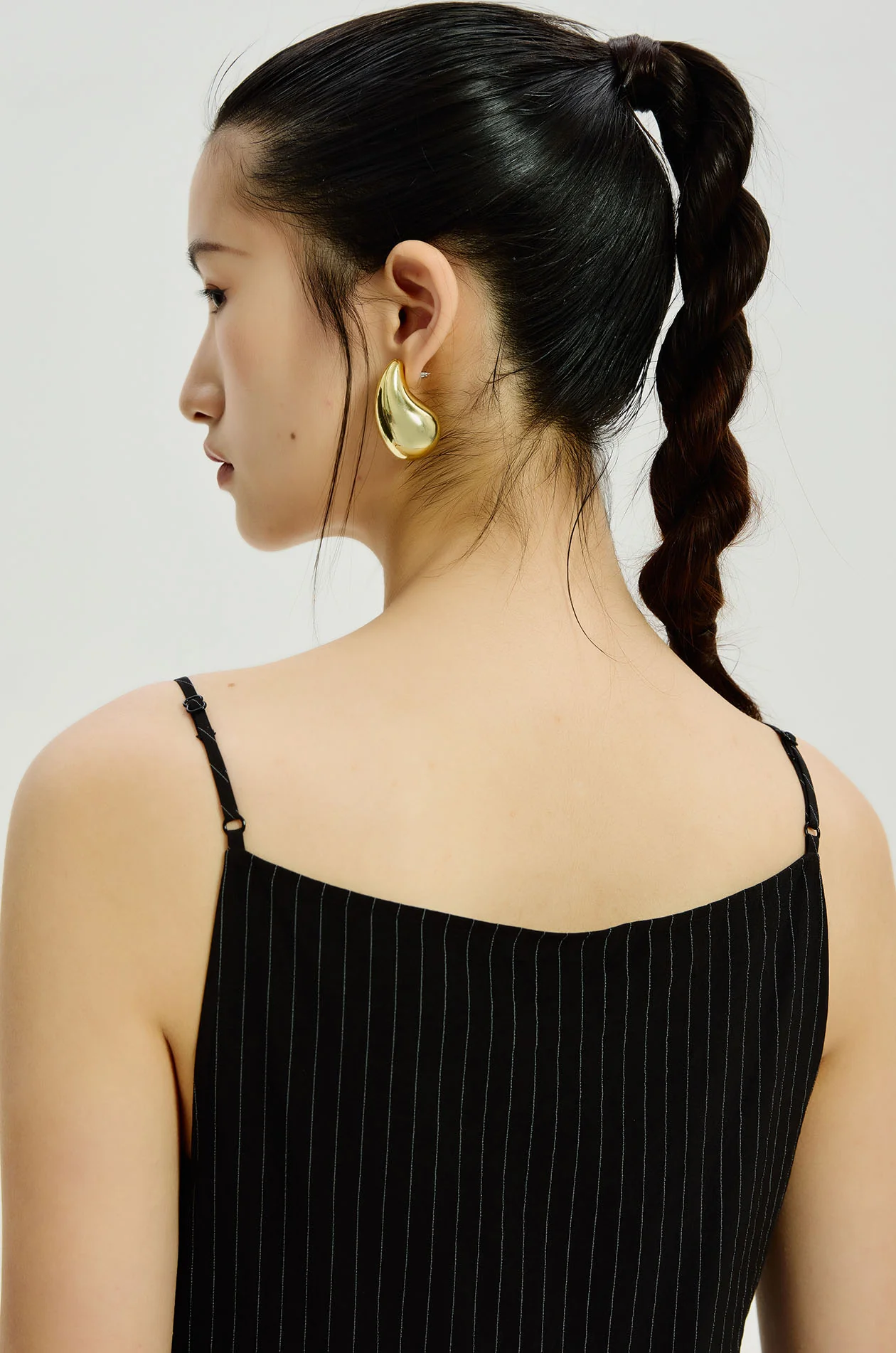 Striped Strappy Maxi Dress - Image 4