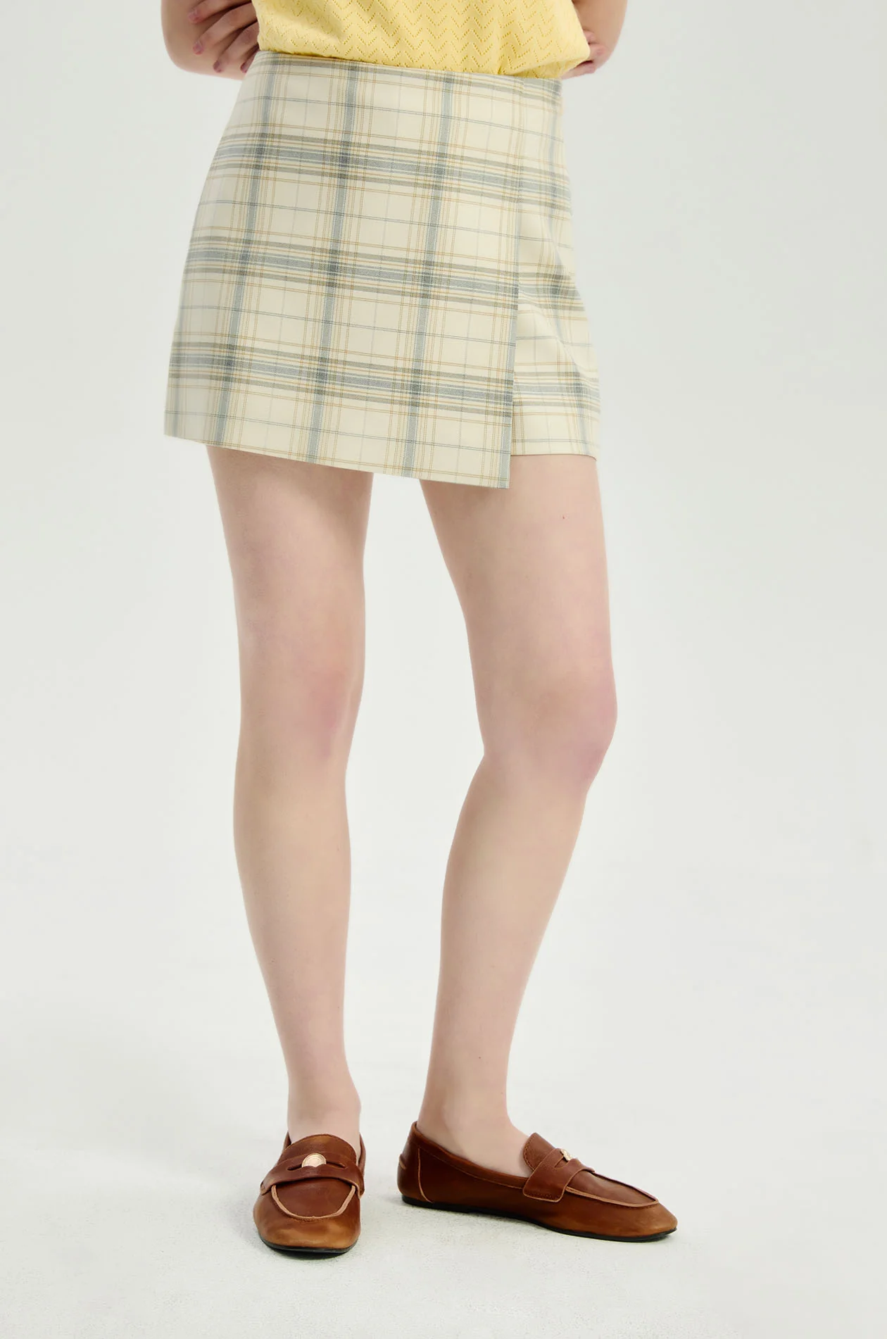 Plaid Suiting Skort - Image 7