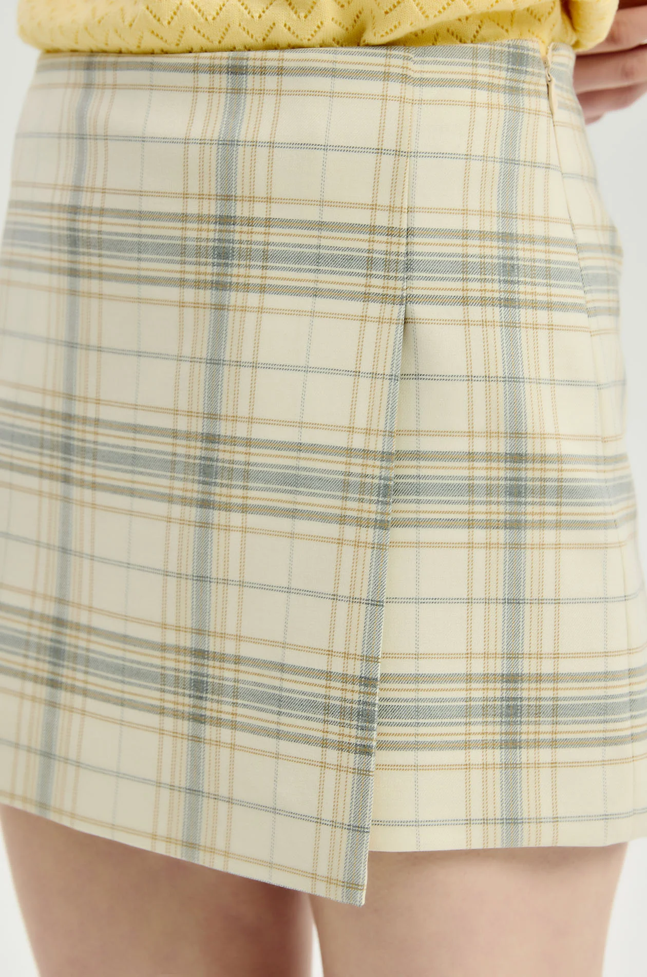 Plaid Suiting Skort - Image 8