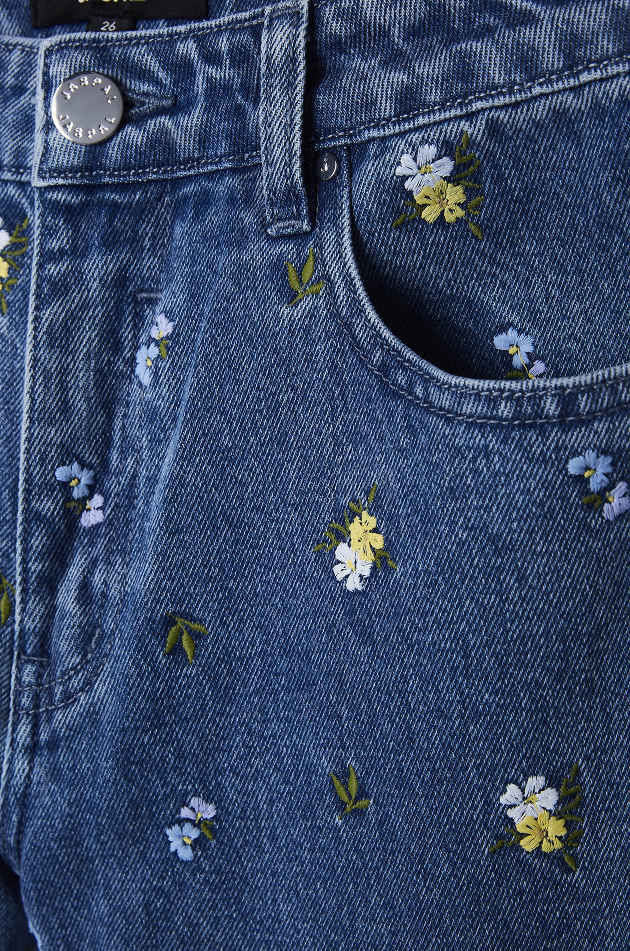 Ditsy Floral Straight Leg Jeans - Image 2