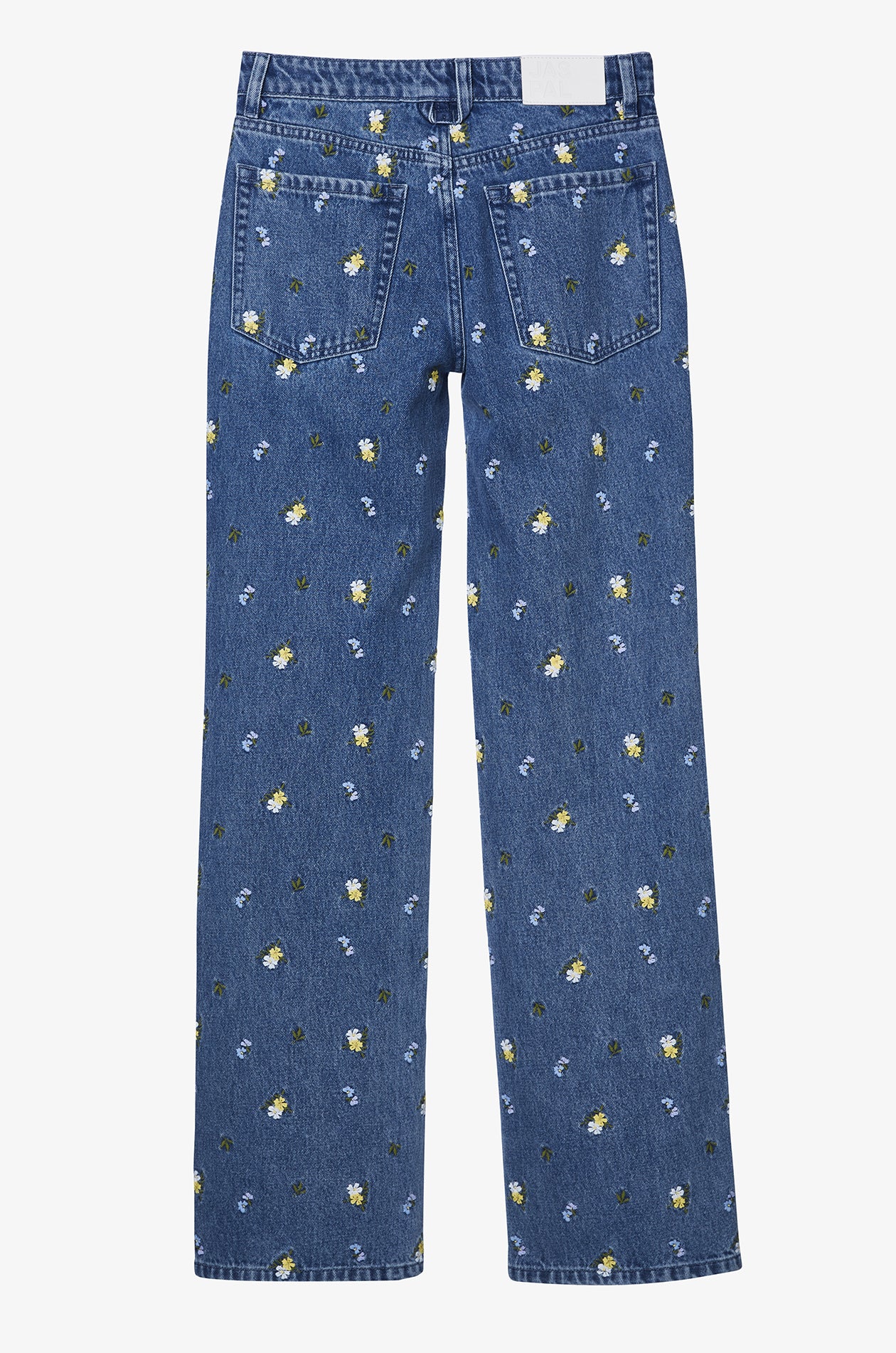 Ditsy Floral Straight Leg Jeans - Image 3