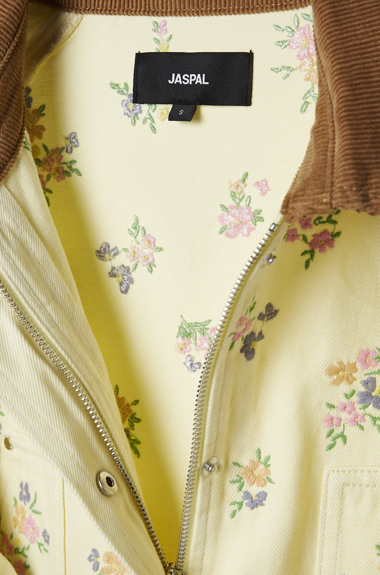 Ditsy Floral Cropped Twill Barn Jacket - Image 2