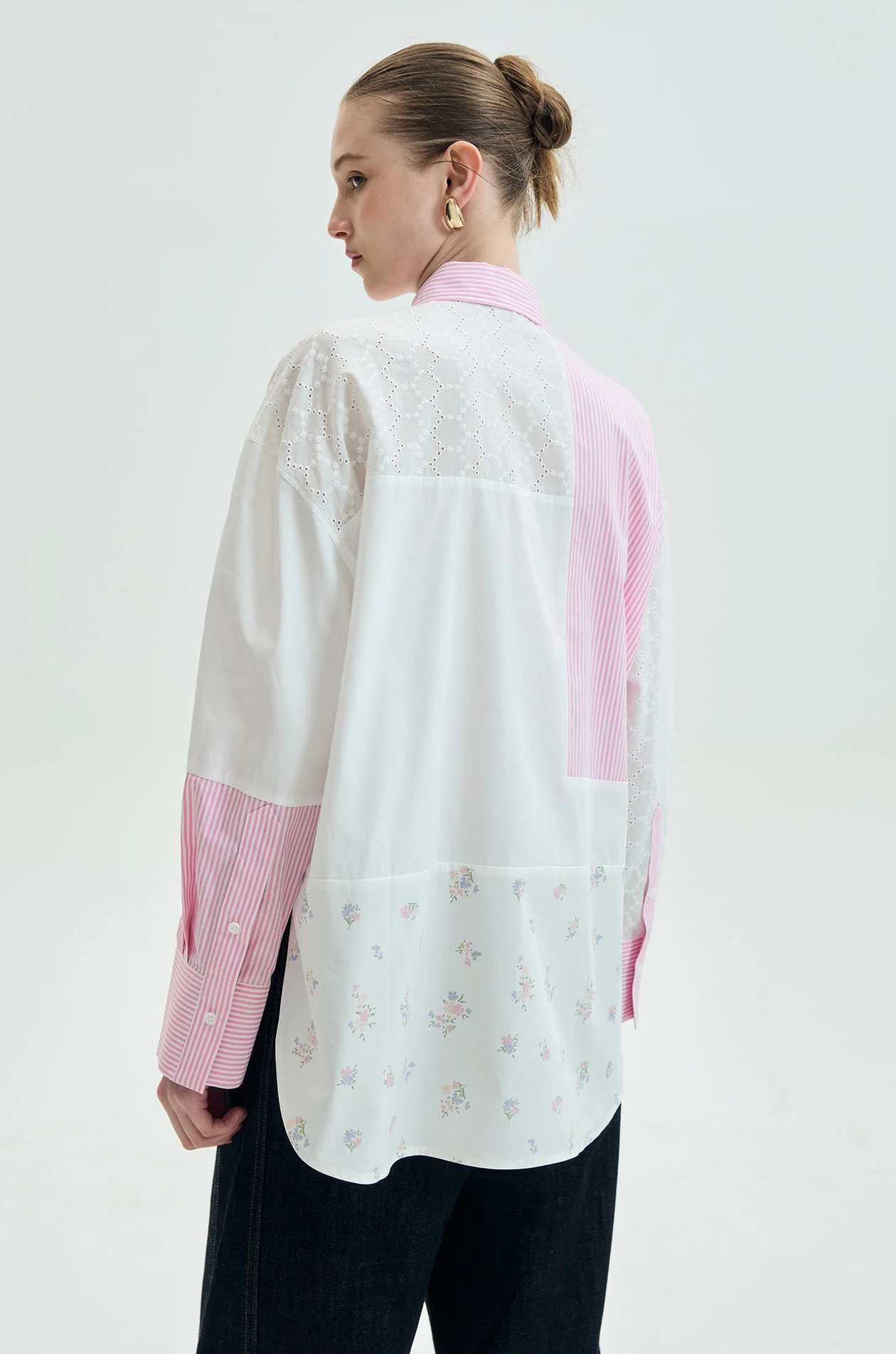Ditsy Floral Patchwork Shirt - Image 10