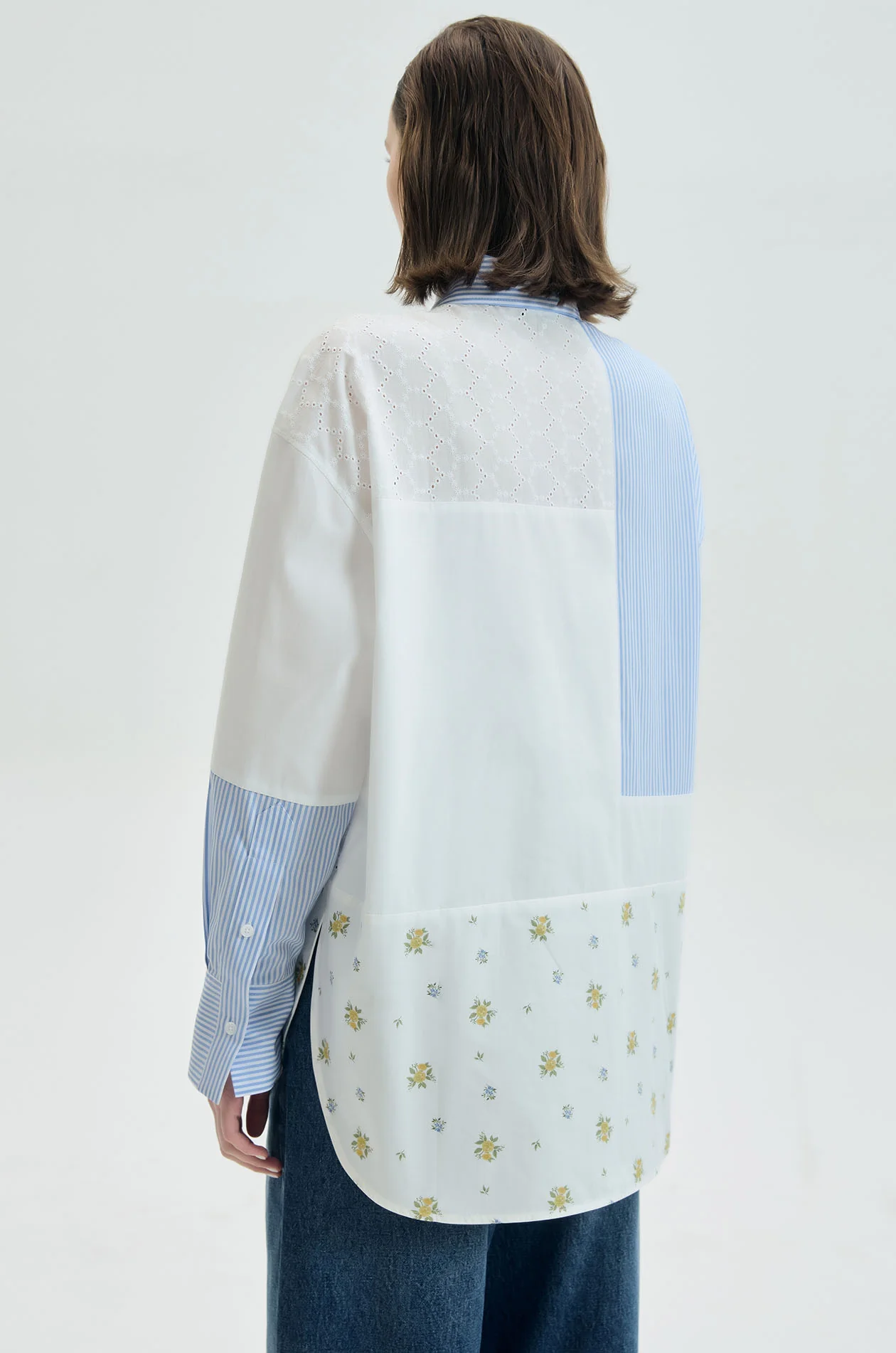 Ditsy Floral Patchwork Shirt - Image 5