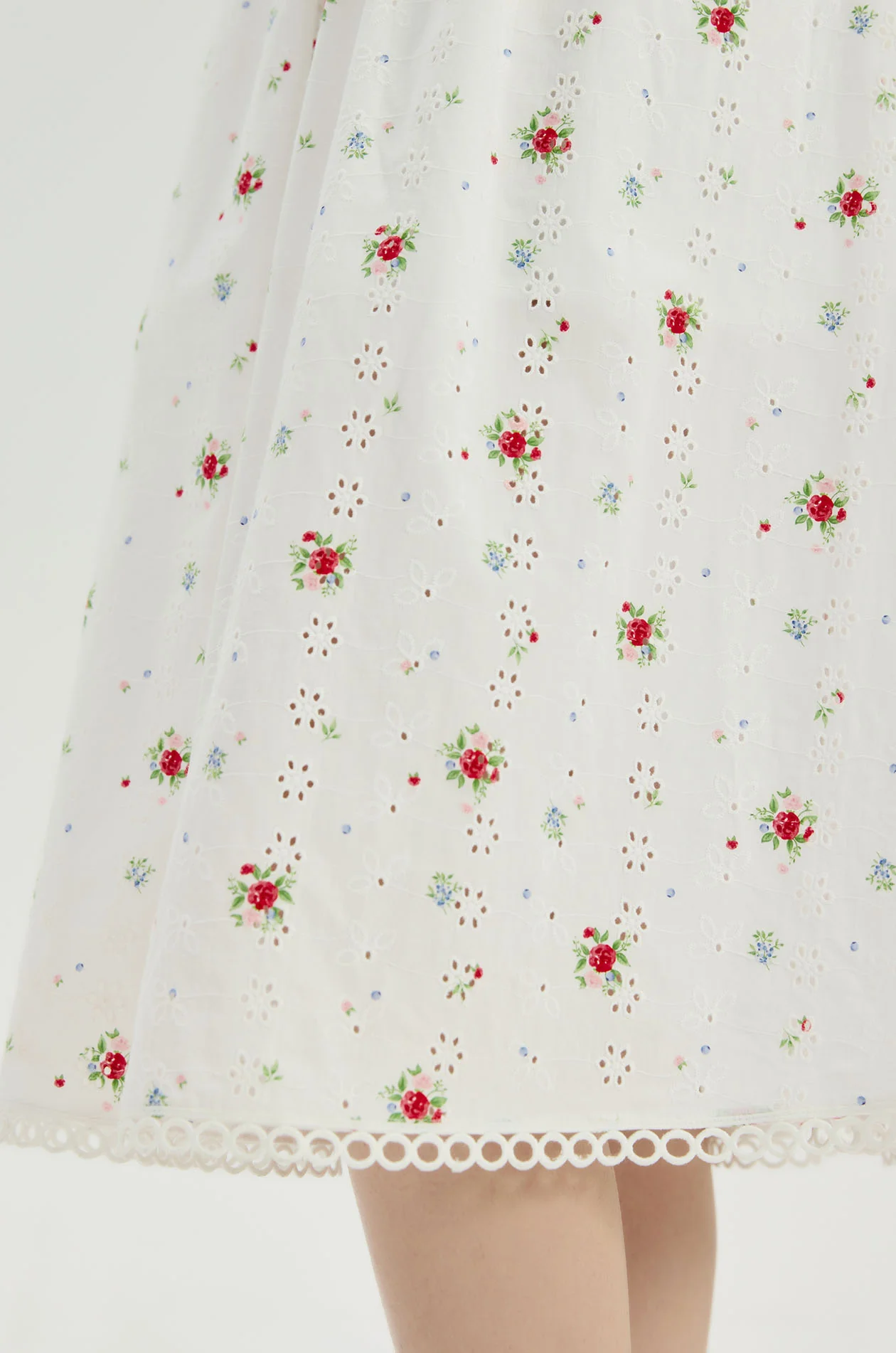 Ditsy Floral Broderie Anglaise Dress - Image 5