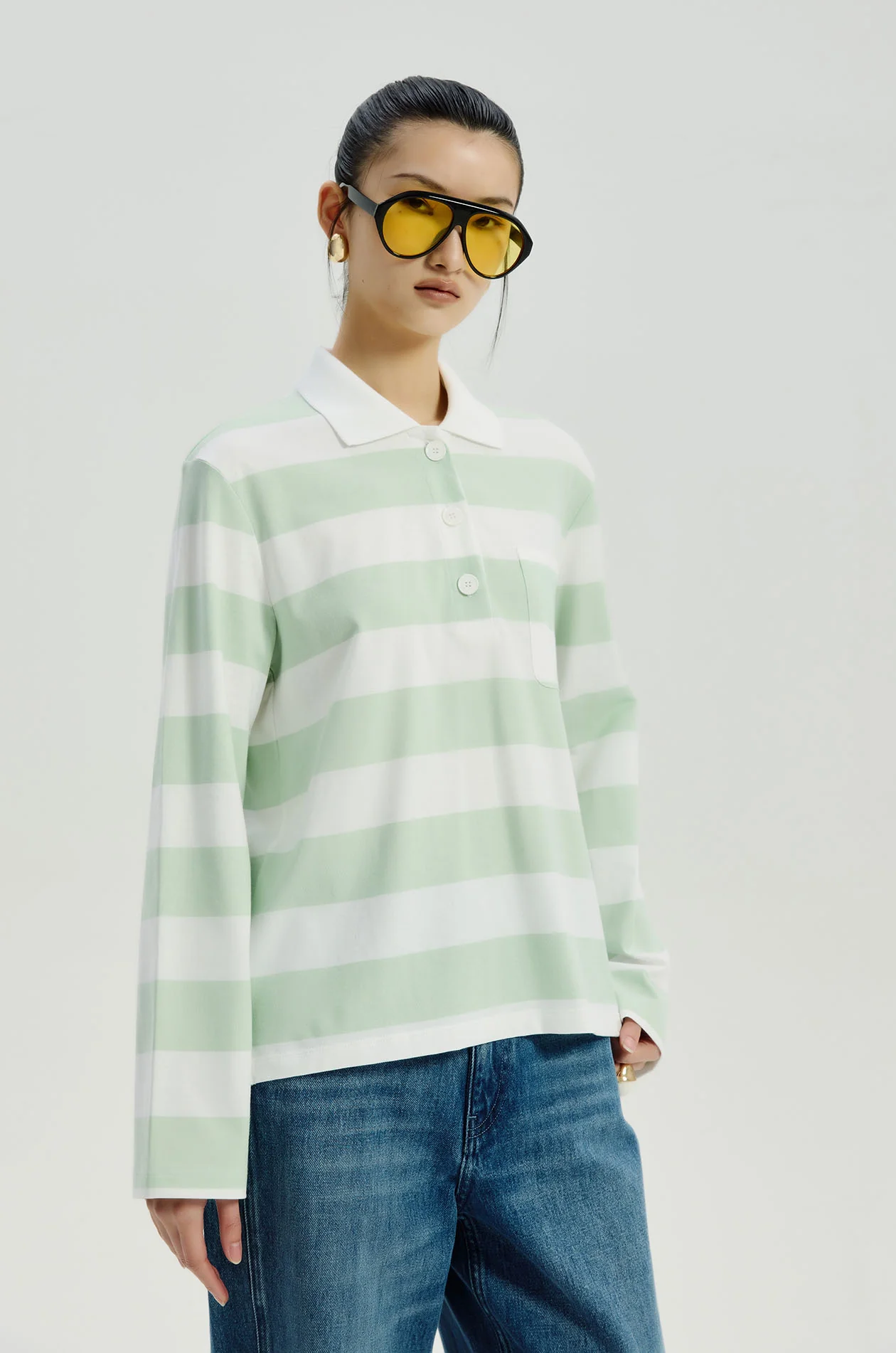 Pastel Striped Rugby Polo Shirt - Image 2