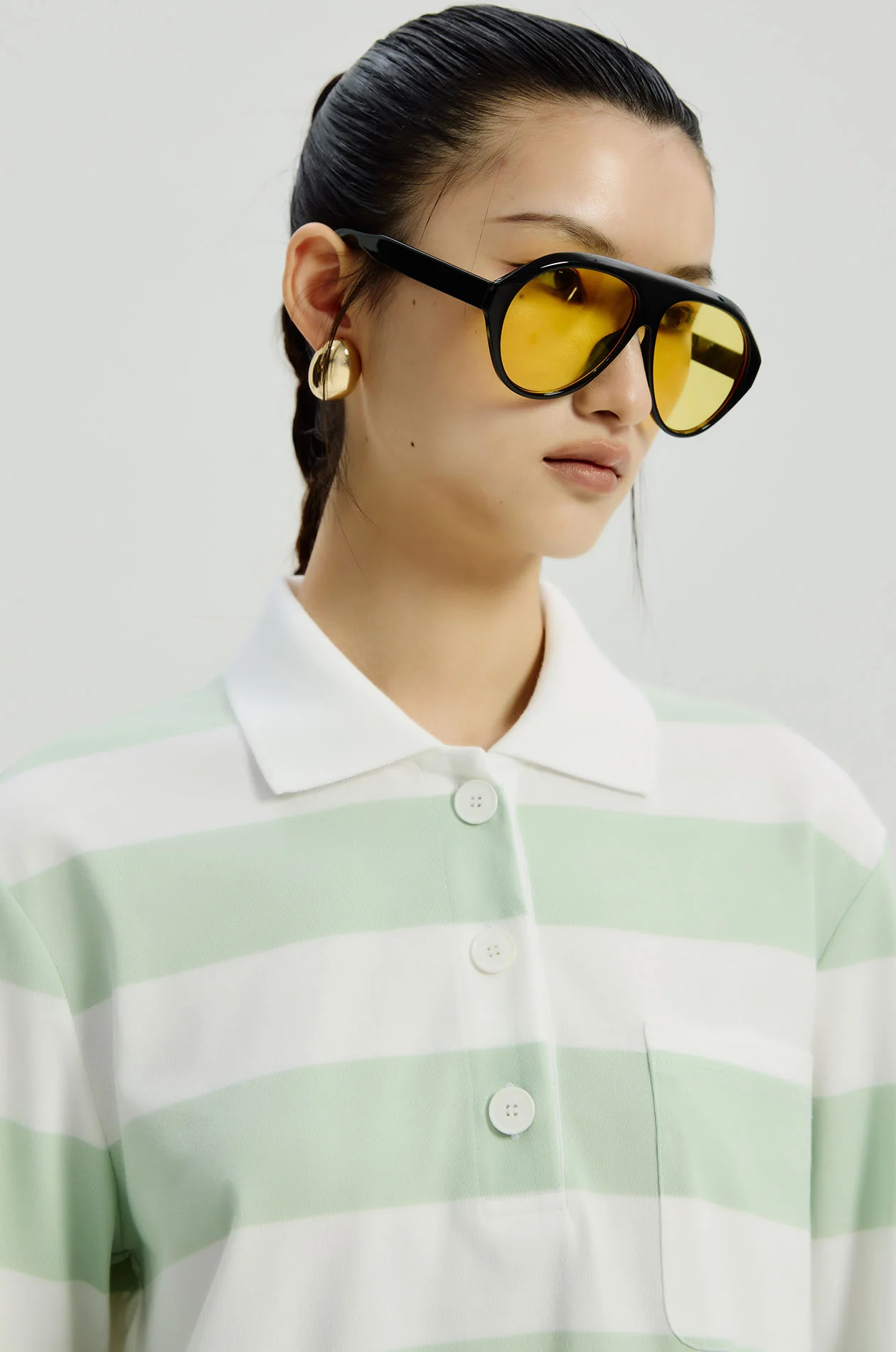 Pastel Striped Rugby Polo Shirt - Image 3