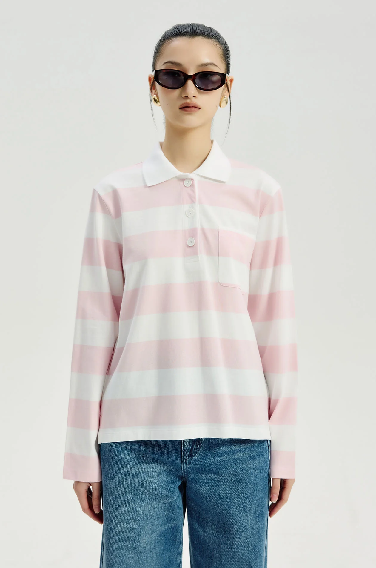Pastel Striped Rugby Polo Shirt - Image 6