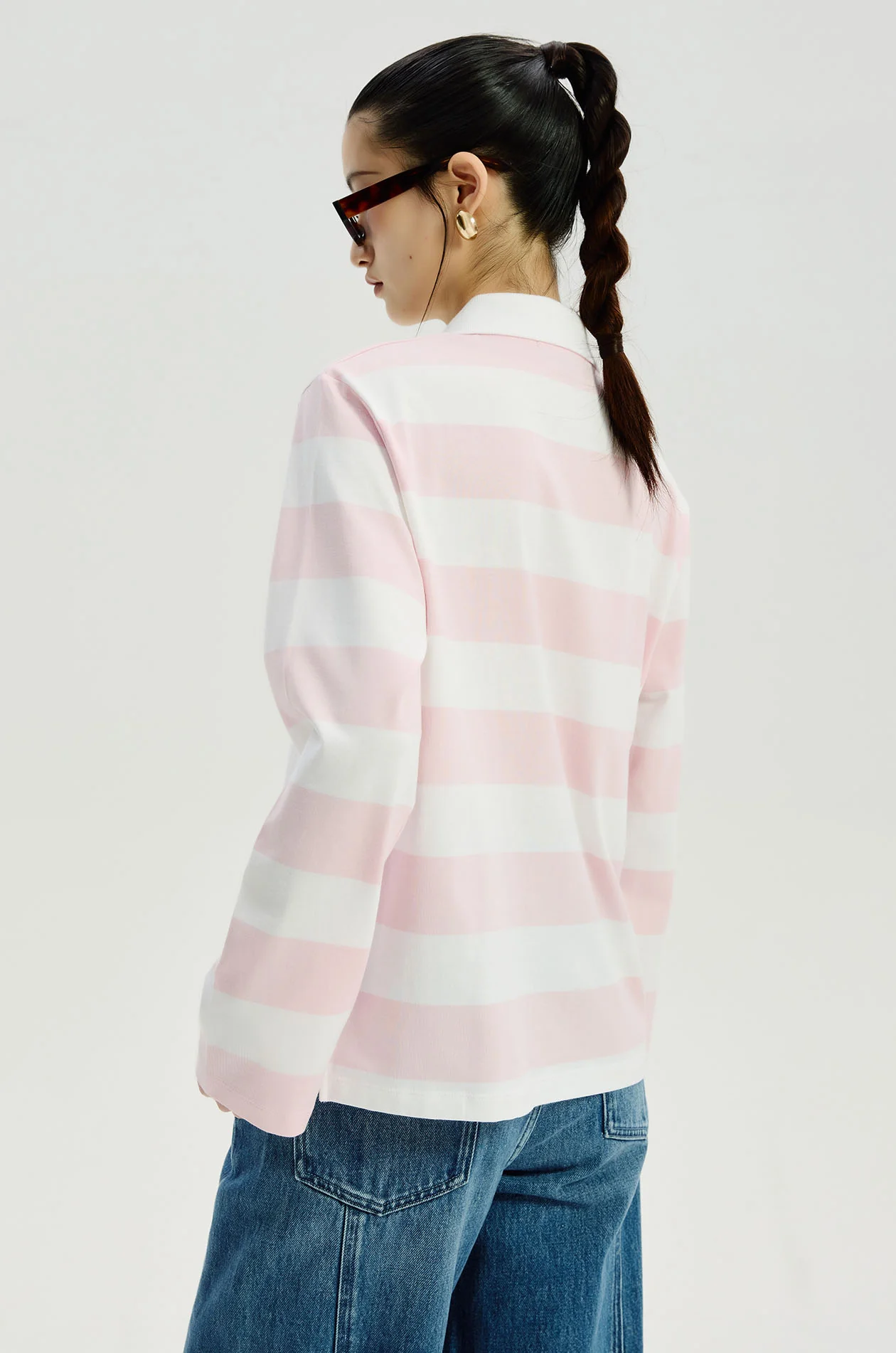 Pastel Striped Rugby Polo Shirt - Image 8