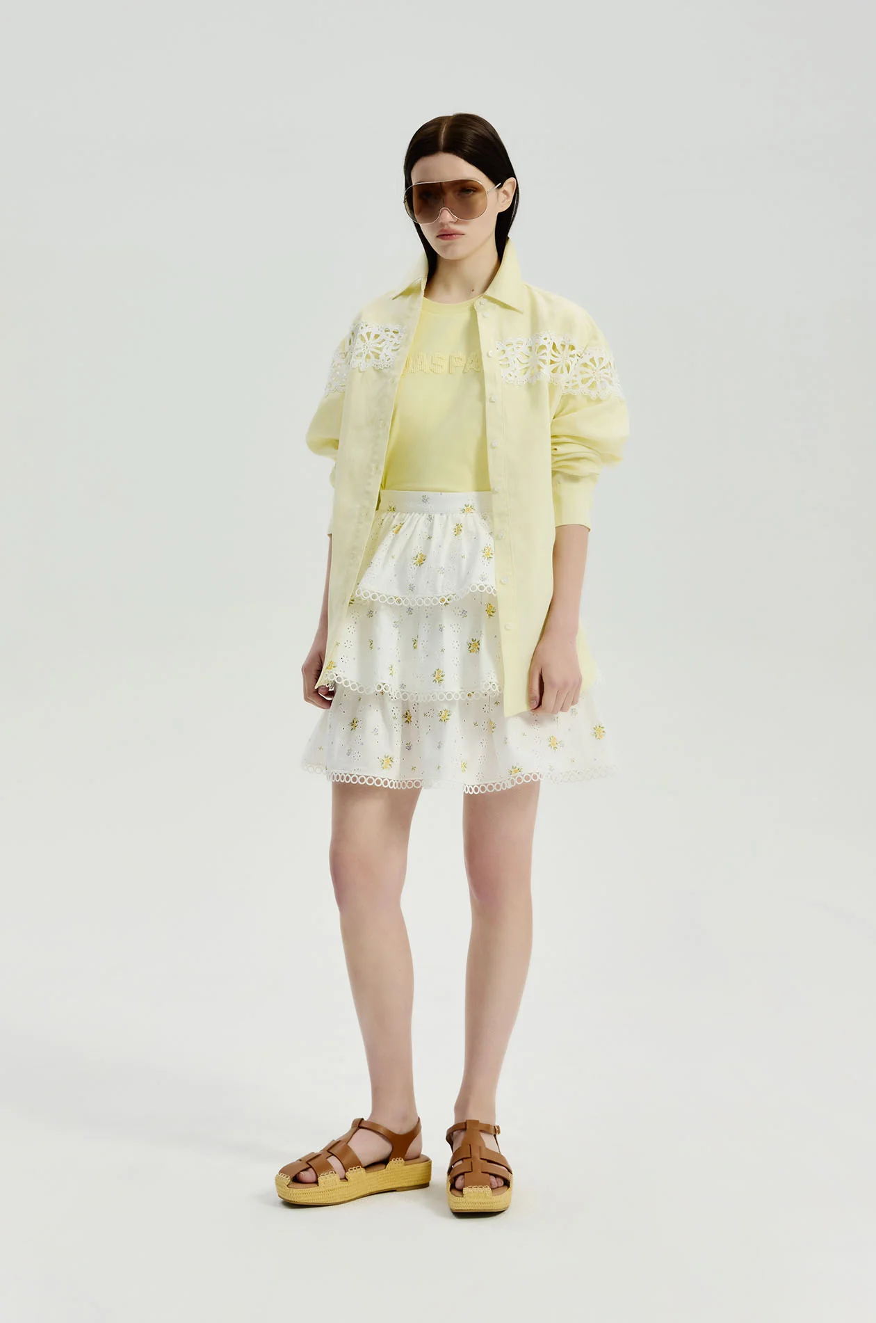Ditsy Floral Layer Mini Skirt - Image 5