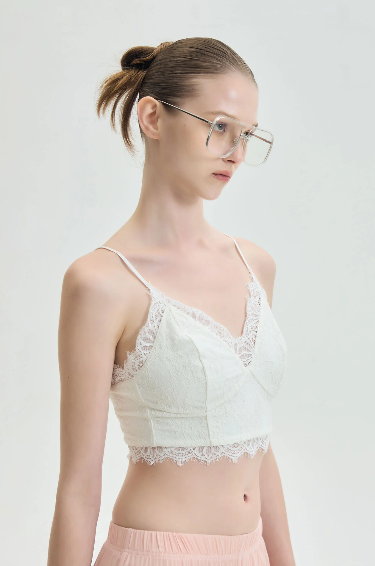 Floral Lace Cami Crop Top - Image 6