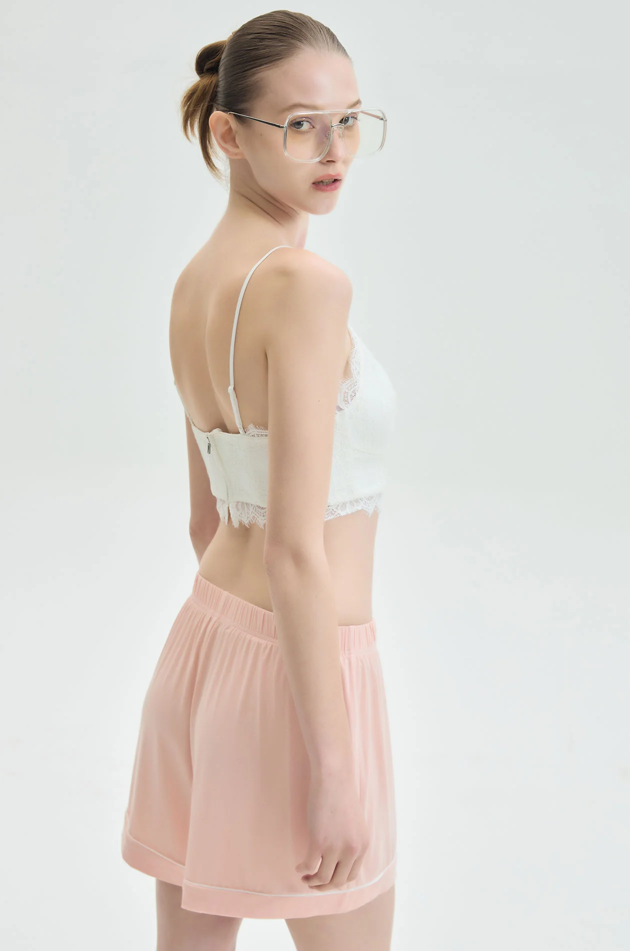 Floral Lace Cami Crop Top - Image 8