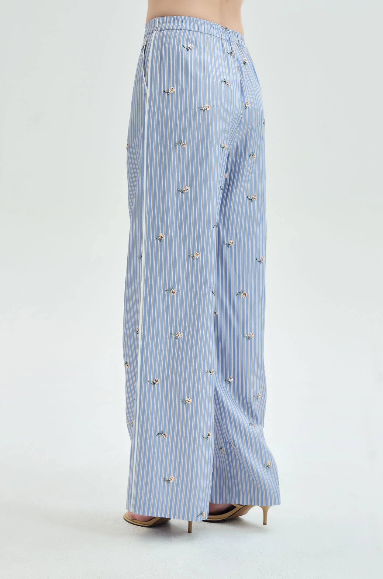 Ditsy Floral Striped Lounge Pants - Image 5