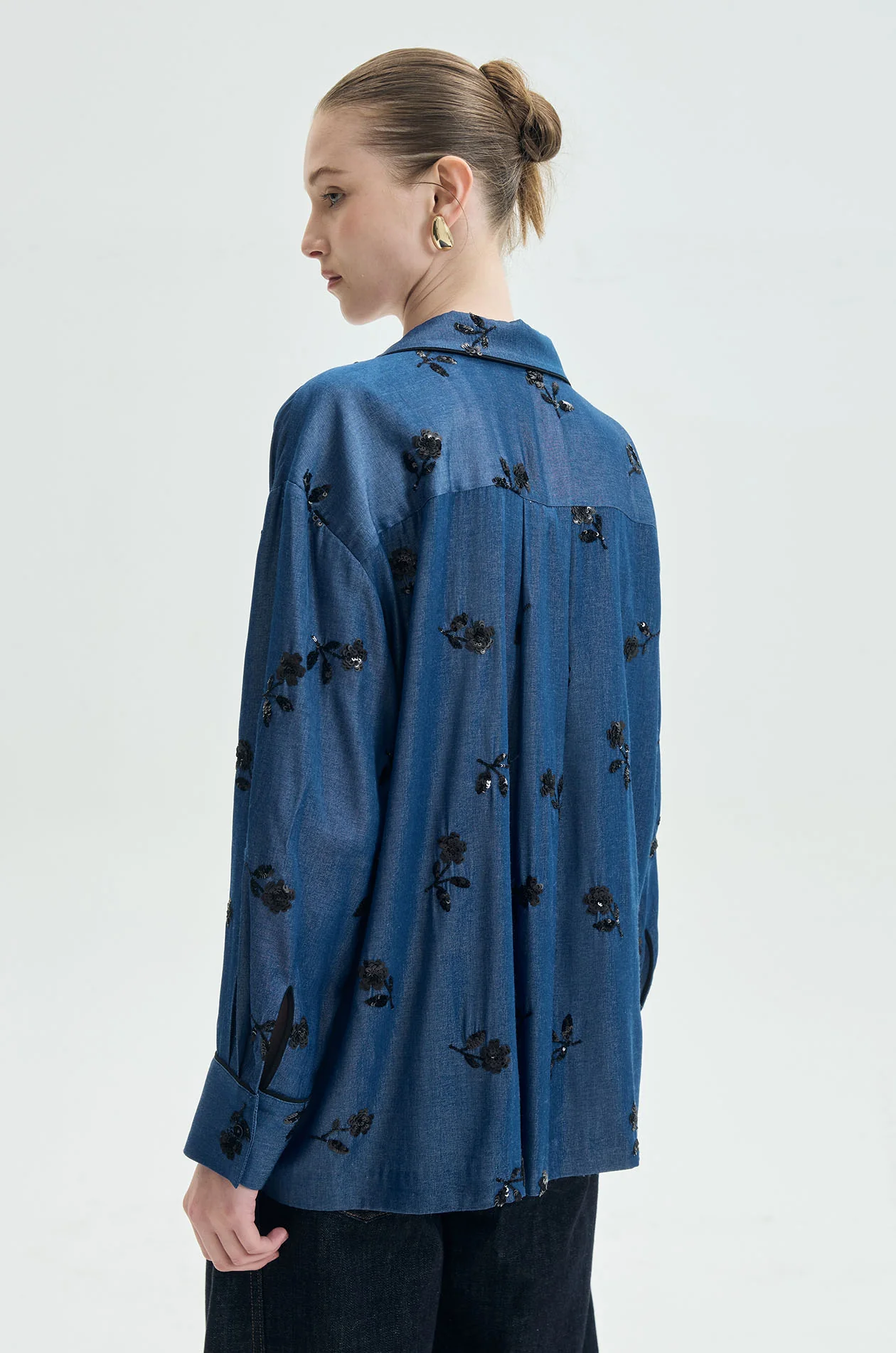 Ditsy Floral Lounge Shirt - Image 6