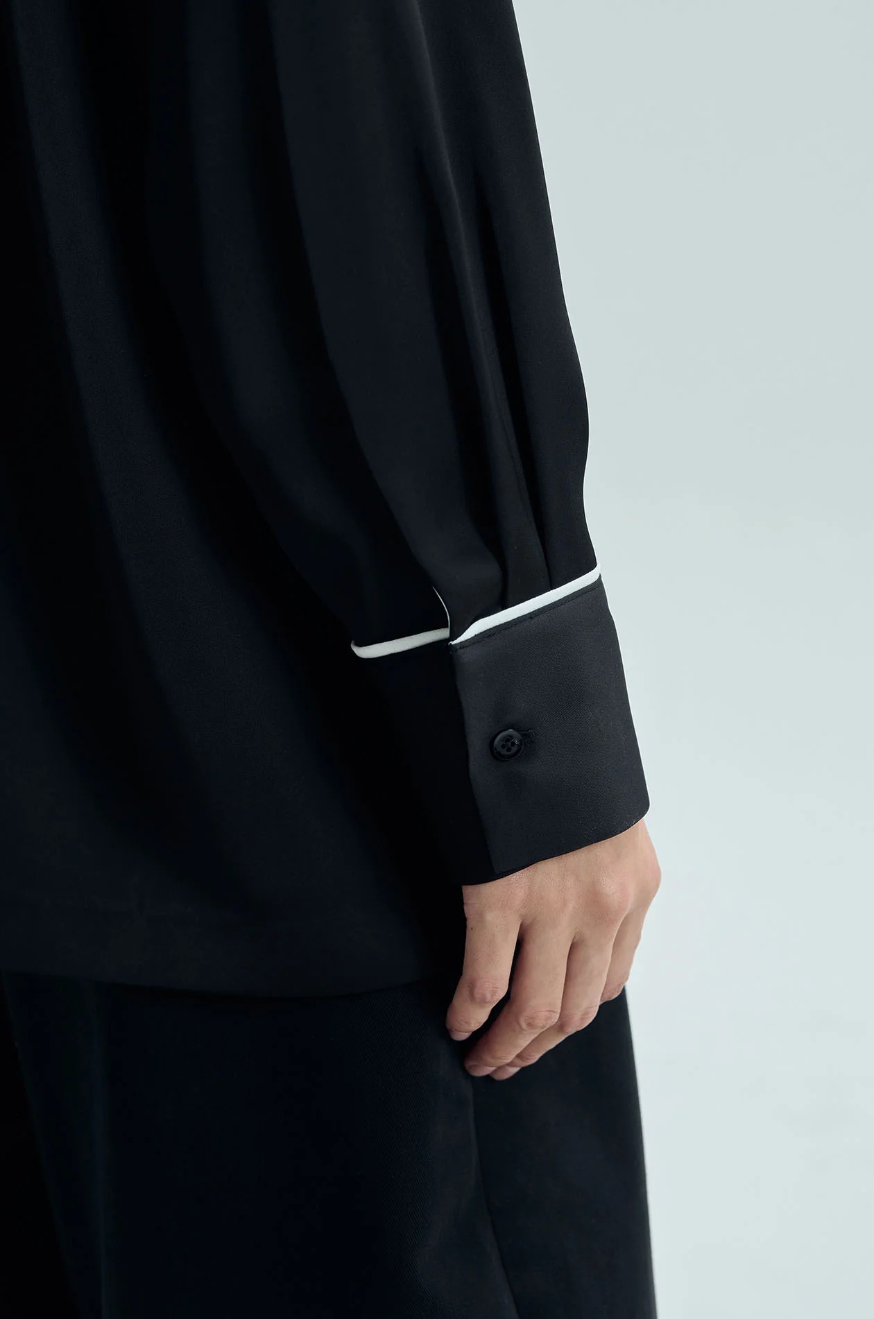 Contrast Trim Lounge Shirt - Image 4