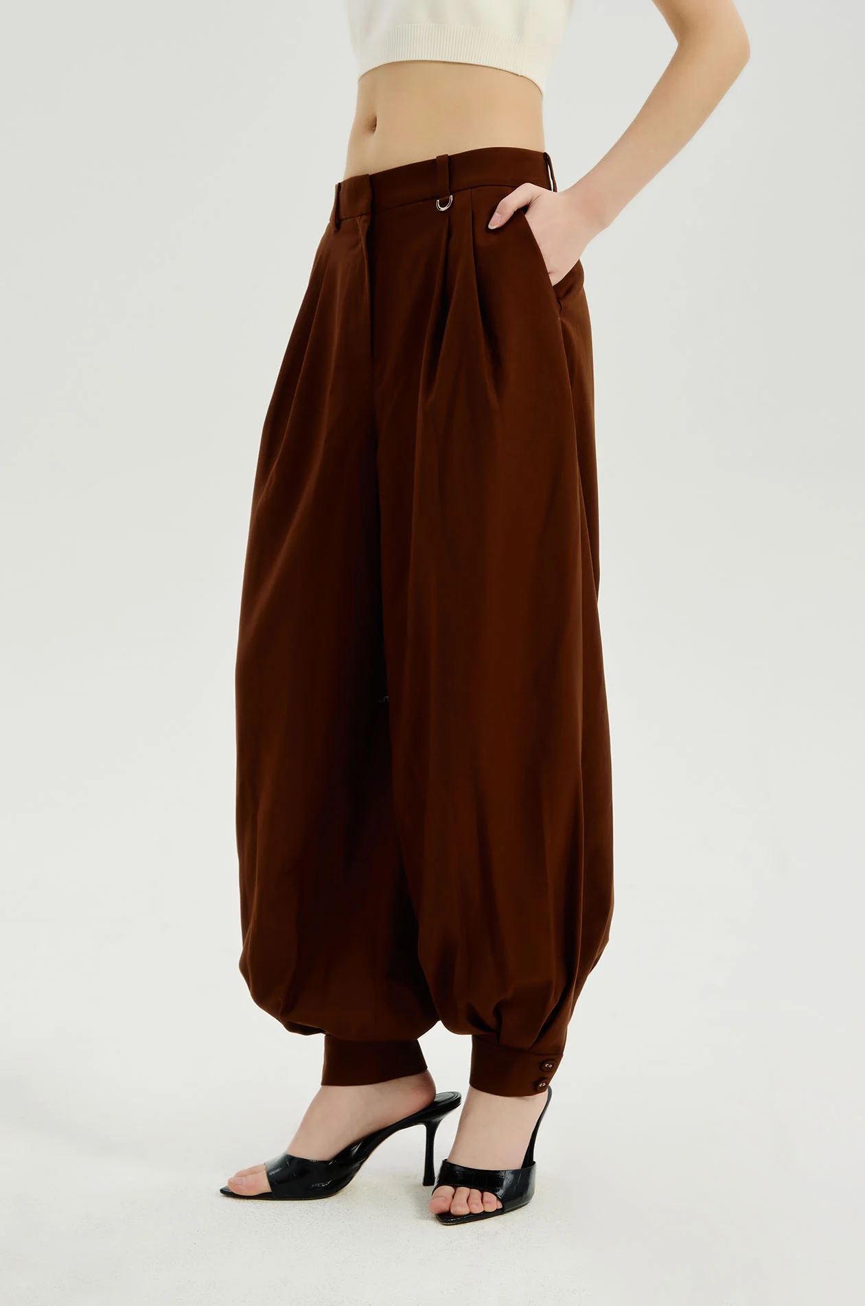 Cuffed Balloon Pants - Image 2