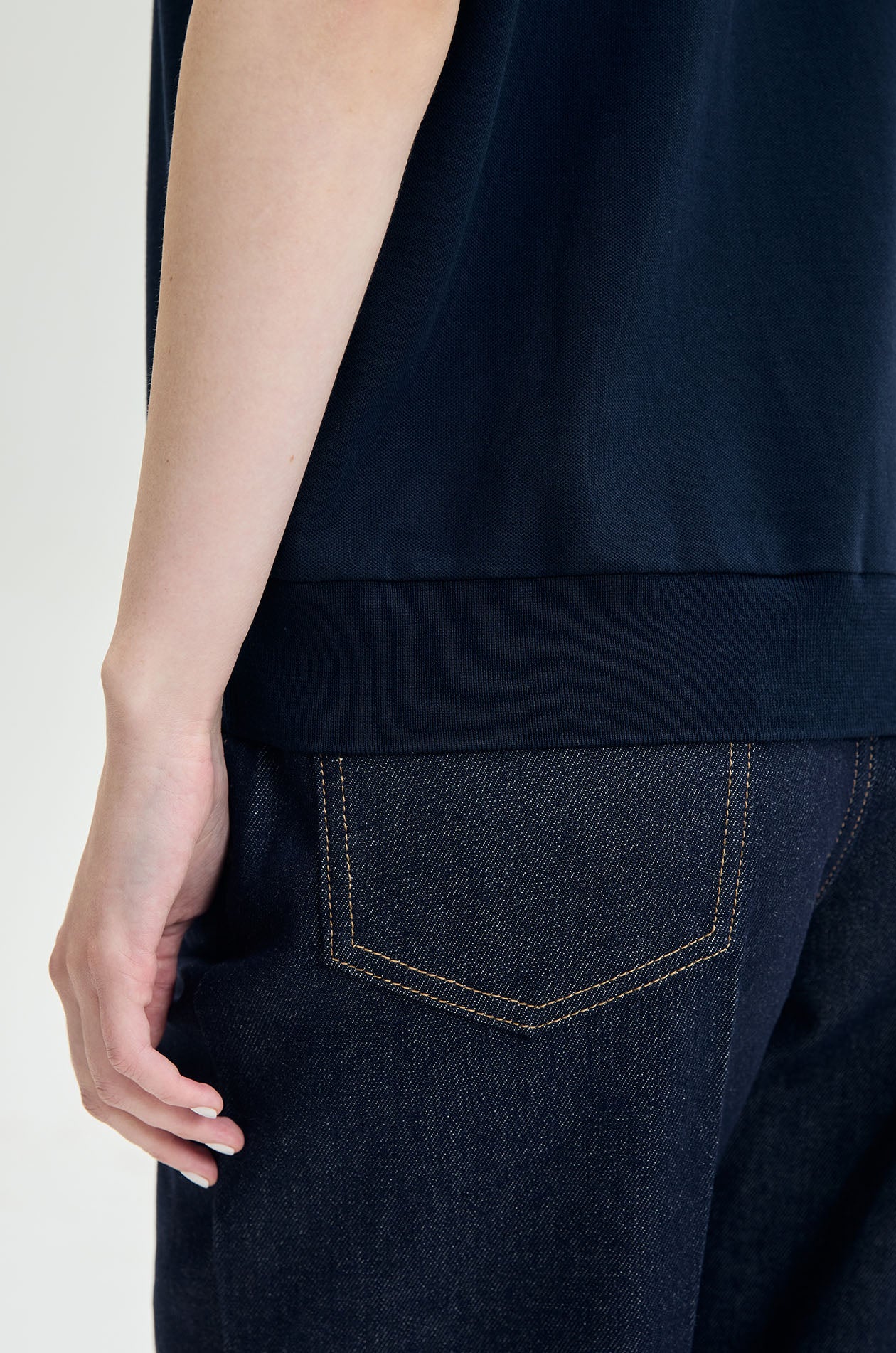 Lyocell‑Blend Piqué Polo Shirt - Image 10
