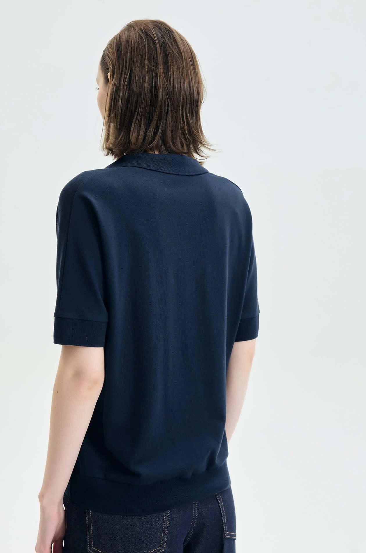 Lyocell‑Blend Piqué Polo Shirt - Image 11