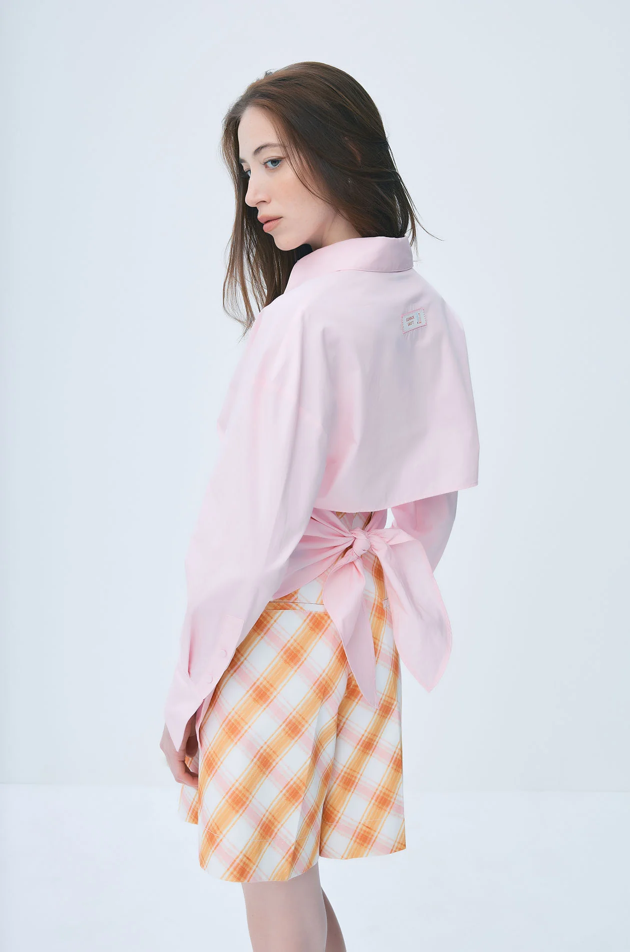 Tie-Back Cotton Shirt - Image 5