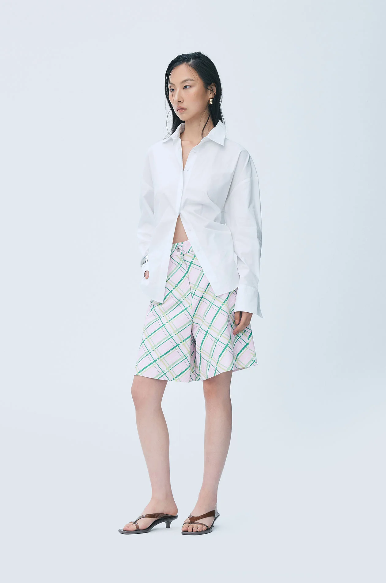Tie-Back Cotton Shirt - Image 6