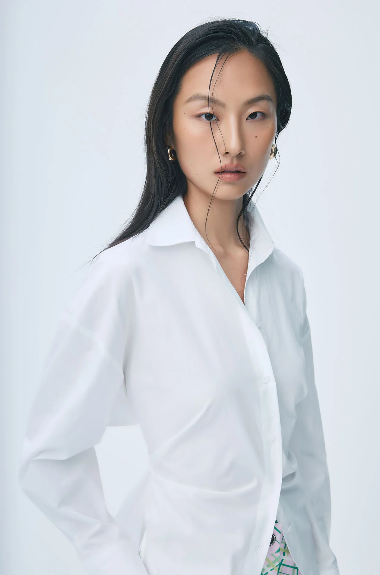 Tie-Back Cotton Shirt - Image 8
