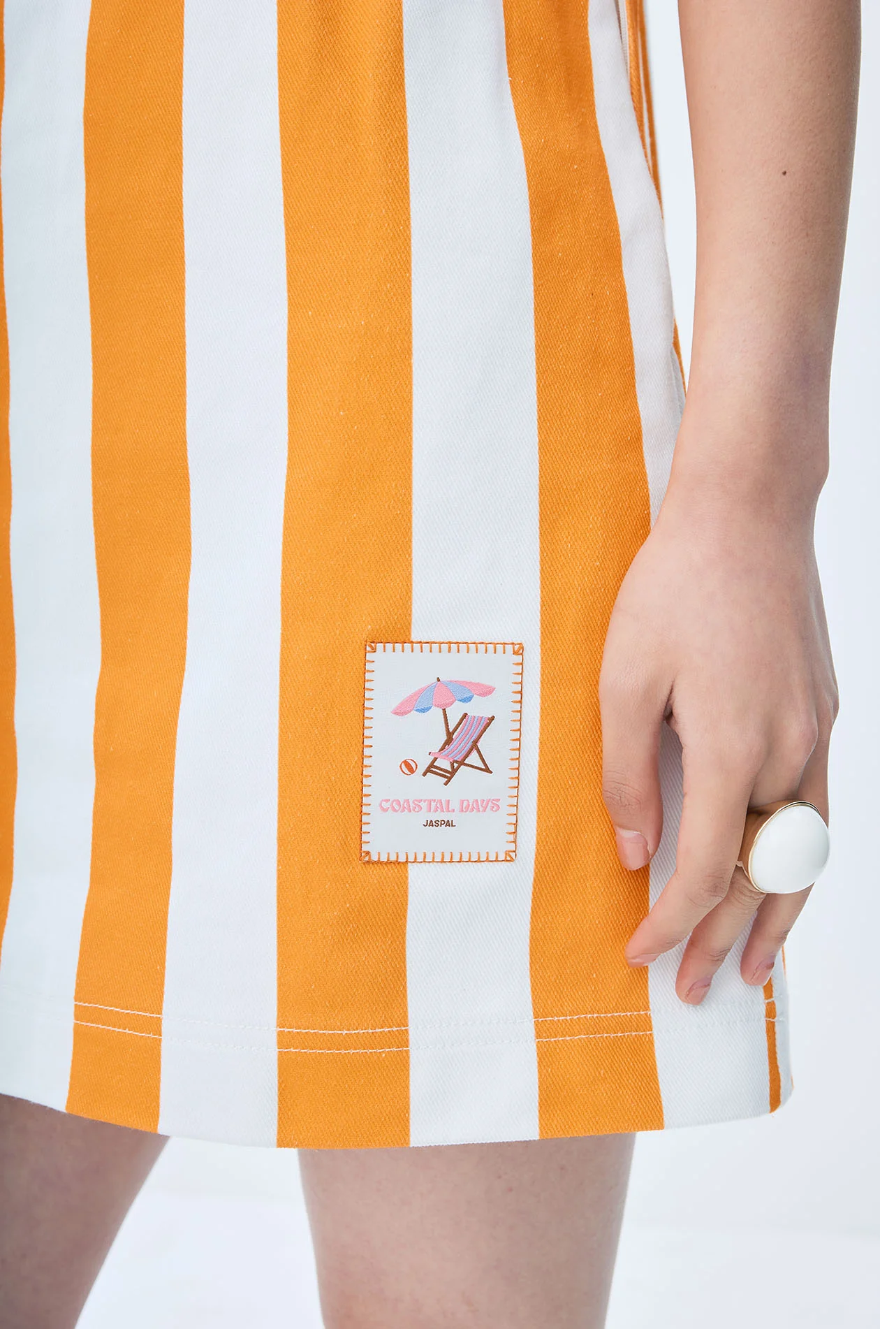 Striped Mini Dress - Image 12