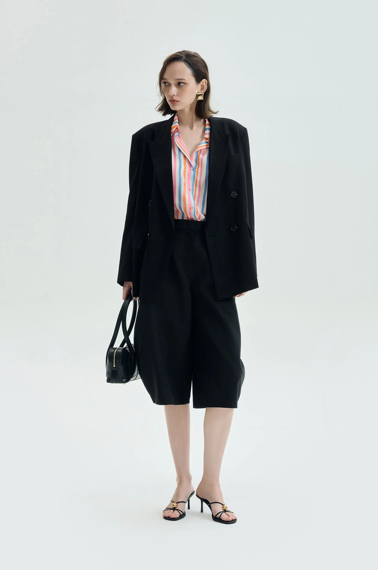 Summer Stripe Oversized Shirt - Image 6
