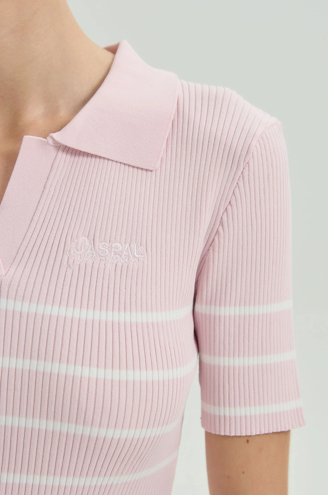 Striped Fitted Polo Shirt - Image 11