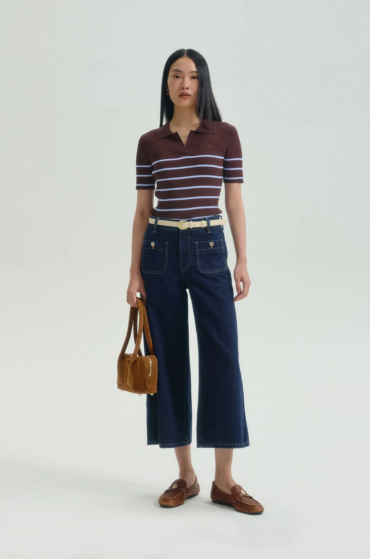 Striped Fitted Polo Shirt - Image 5