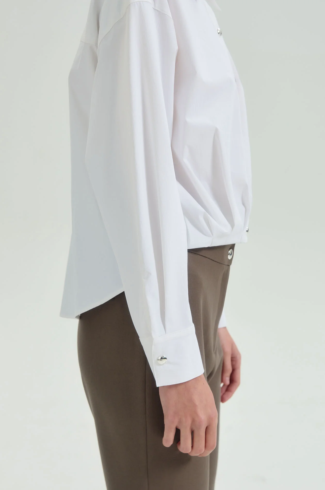 Fold-Back Detailing Shirt - Image 9