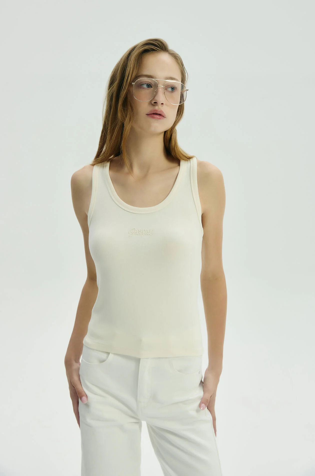 Rib Knit Classic Tank - Image 16