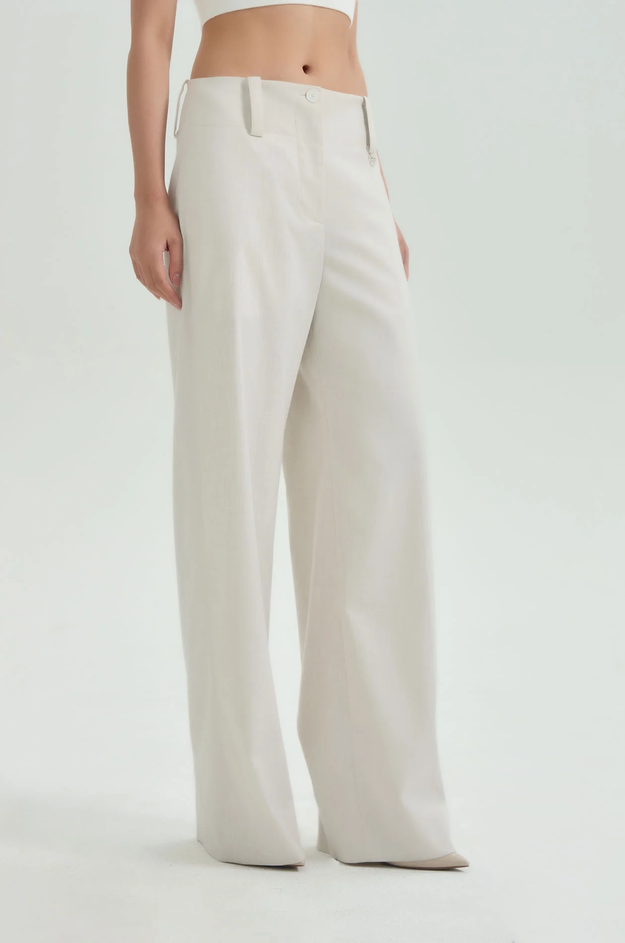 Chunky Waist Suit Pants - Image 2