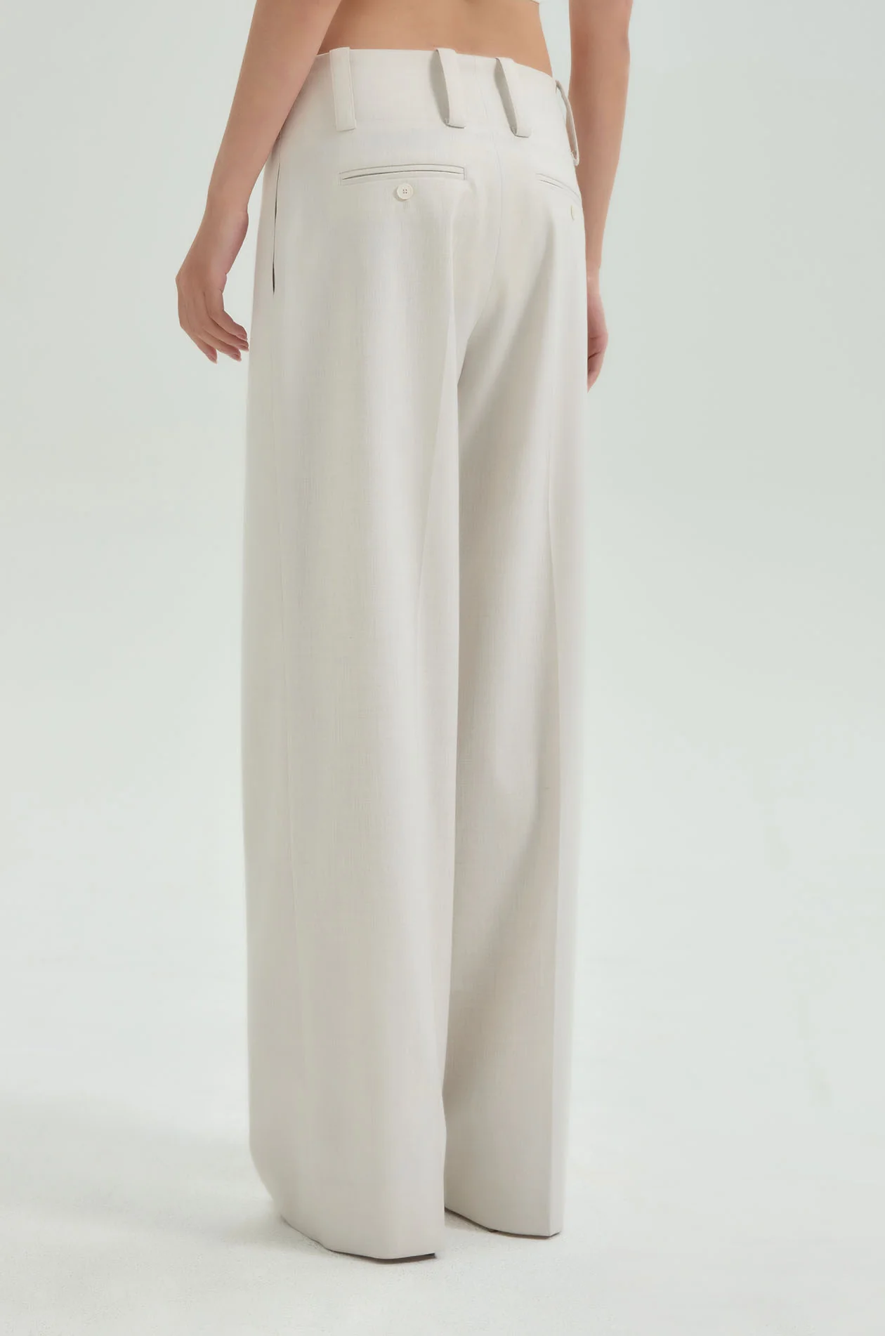 Chunky Waist Suit Pants - Image 5