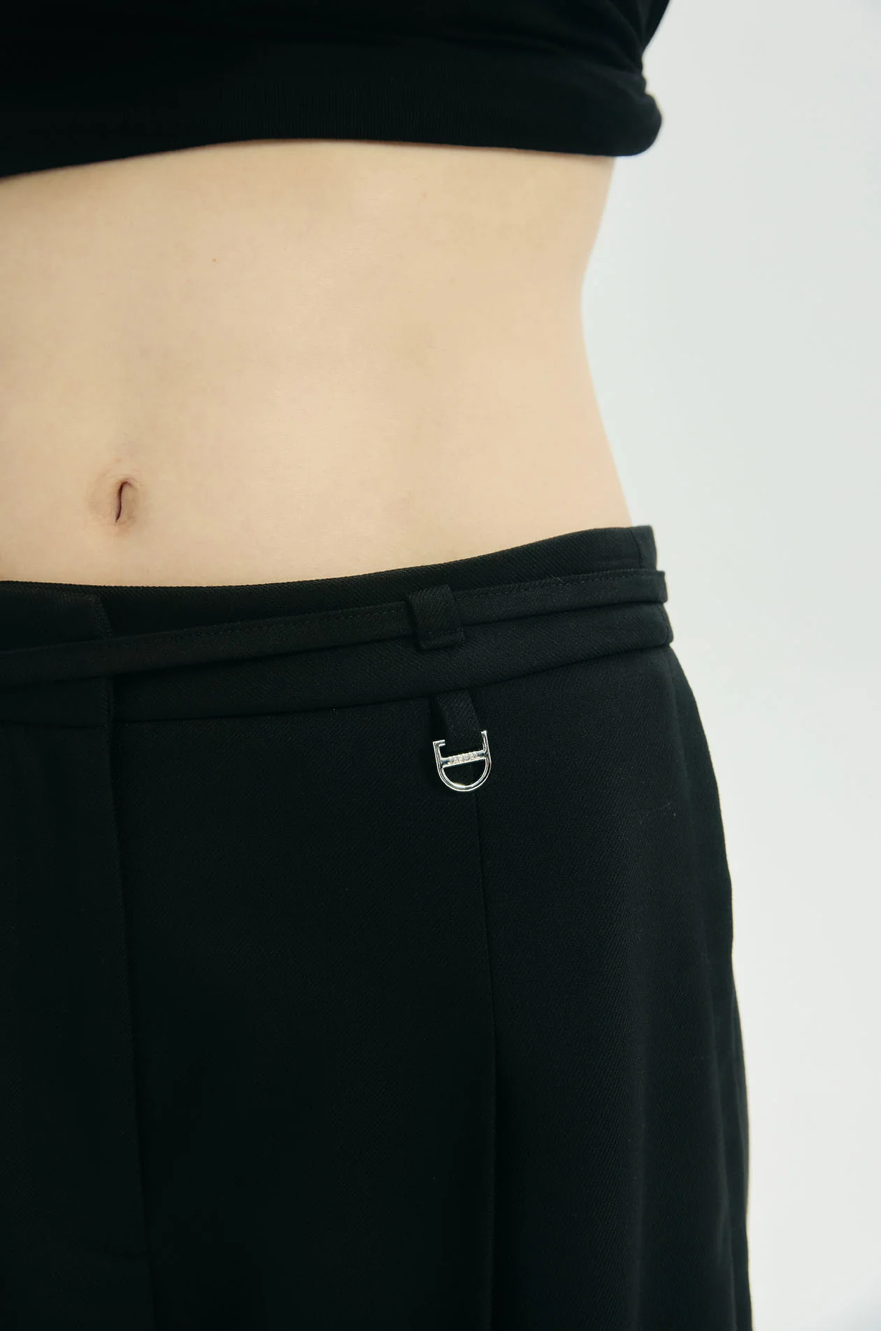 Wide Leg Pleated Pants - Image 3