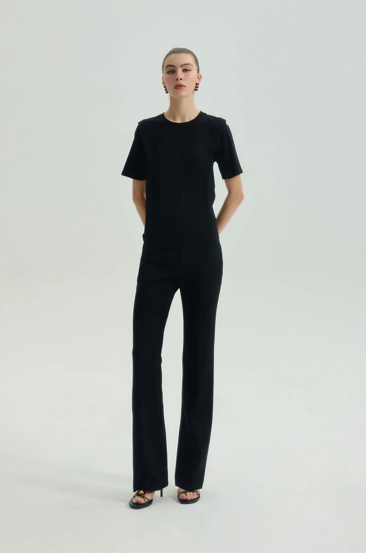 Slim-Fit Flared Pants